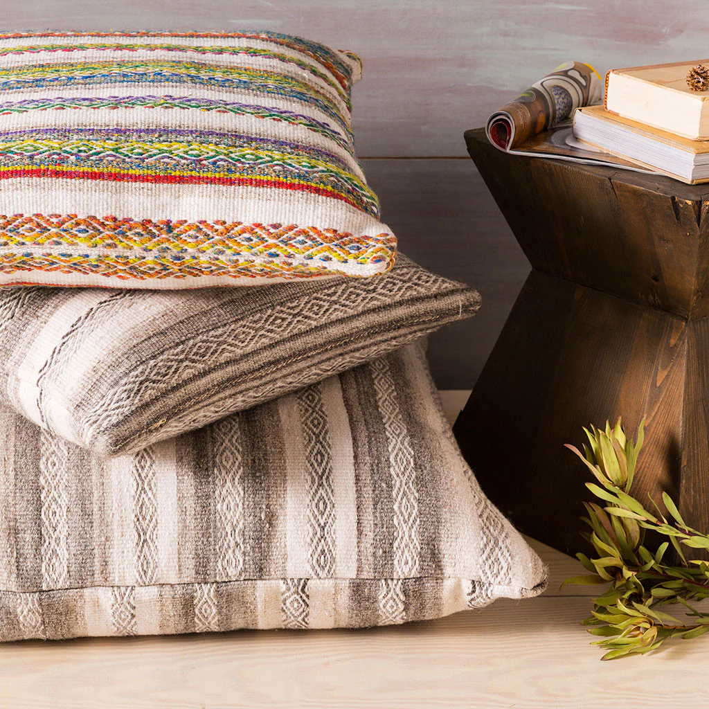 Tender Tribal Magenta/Ivory Pillow - Image 4