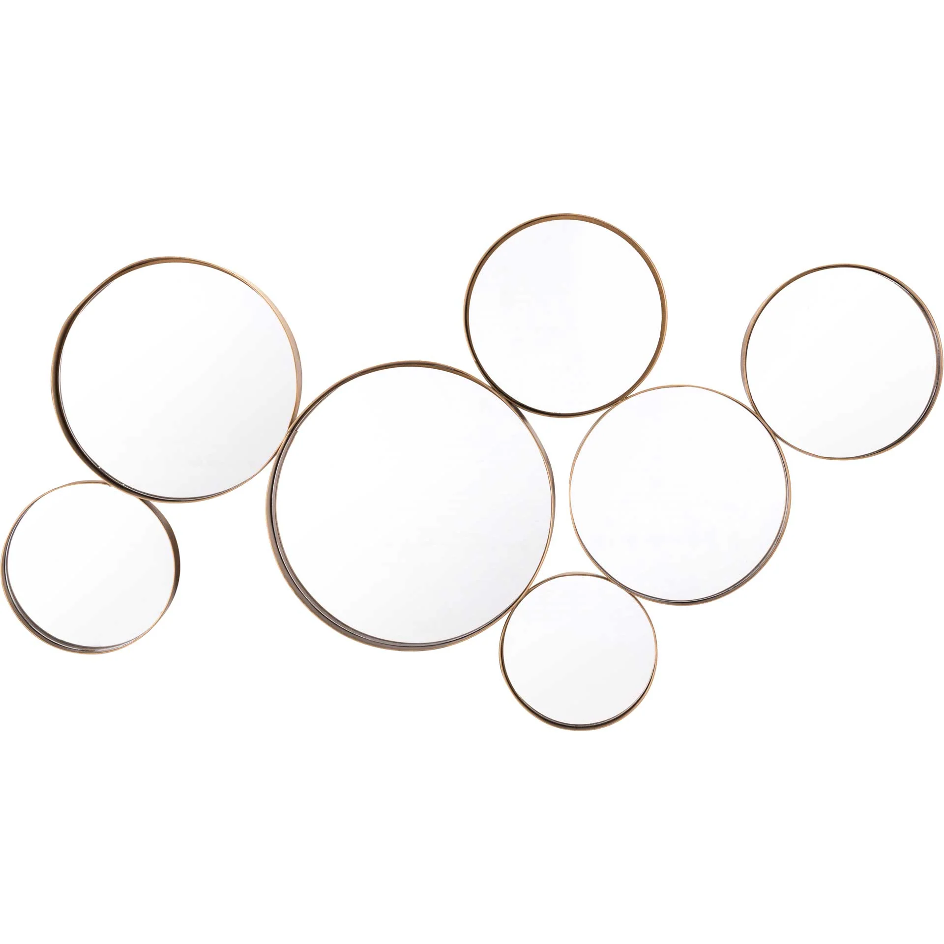 Teo Circular Mirror Gold - Image 2