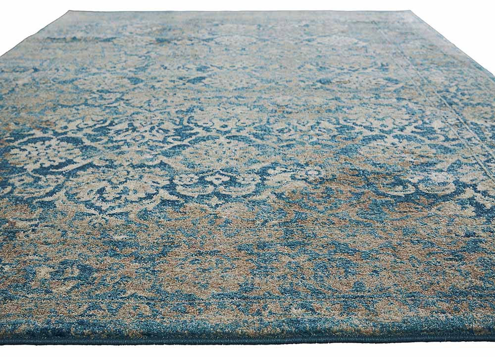Terracotta Kassandra Blue Area Rug - Image 4