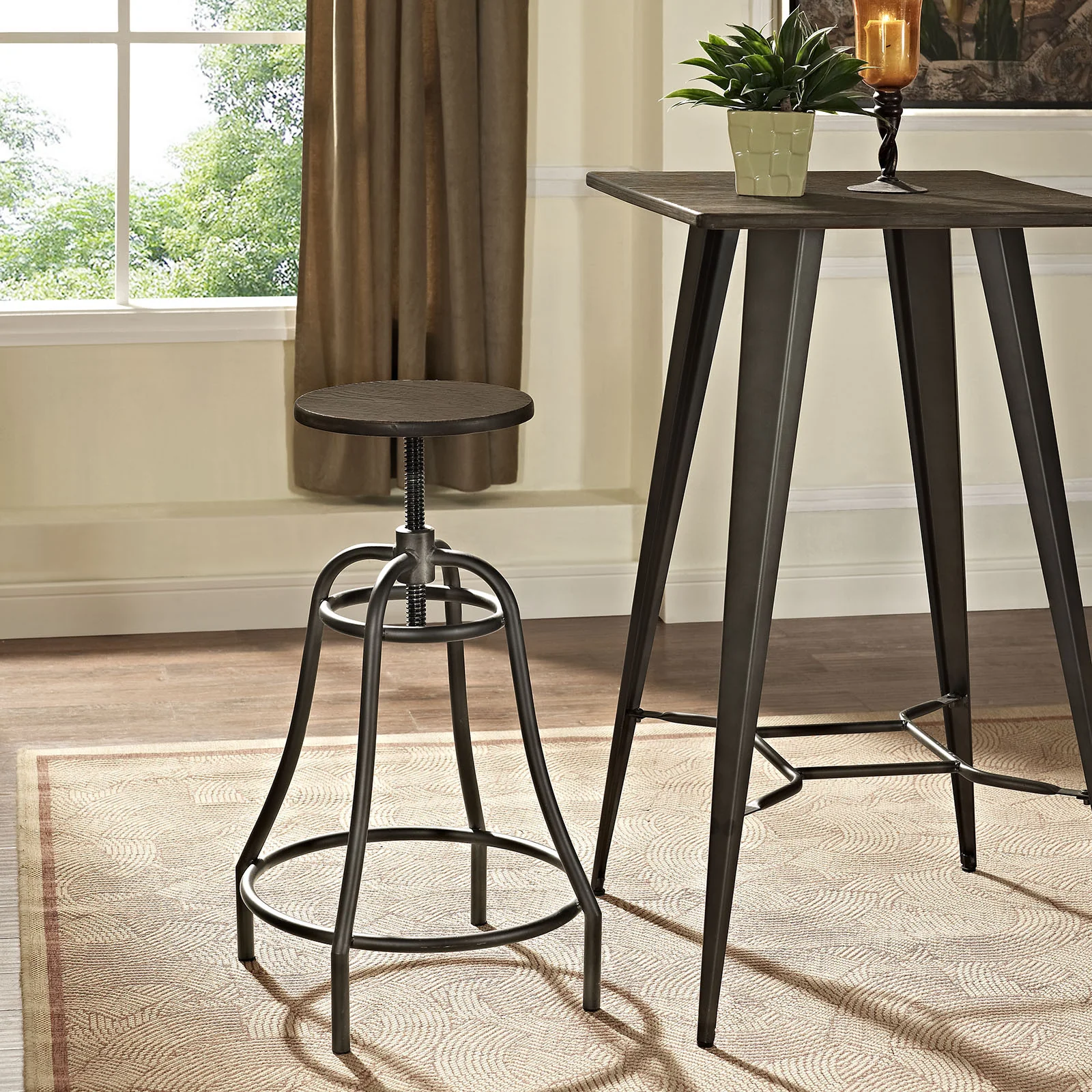 Terrence Bar Stool Brown - Image 4