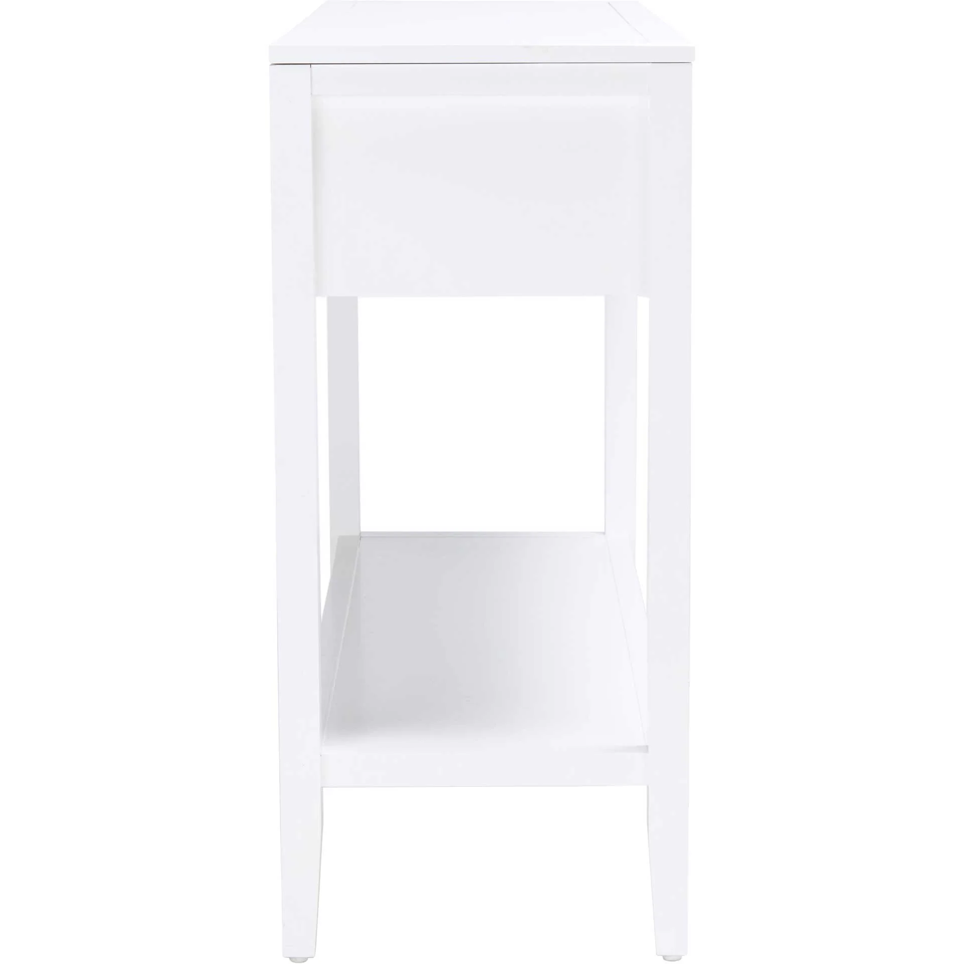 Terri 2 Drawer Console Table White - Image 3
