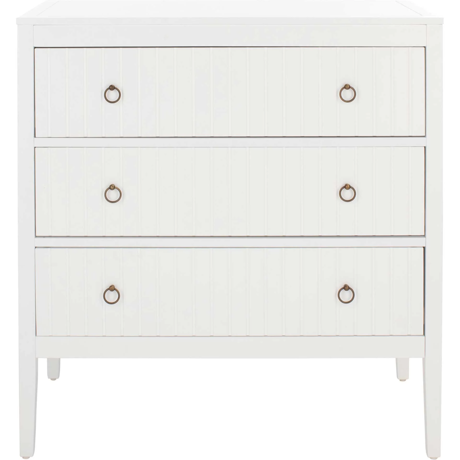 Terri 3 Drawer Chest White - Image 2