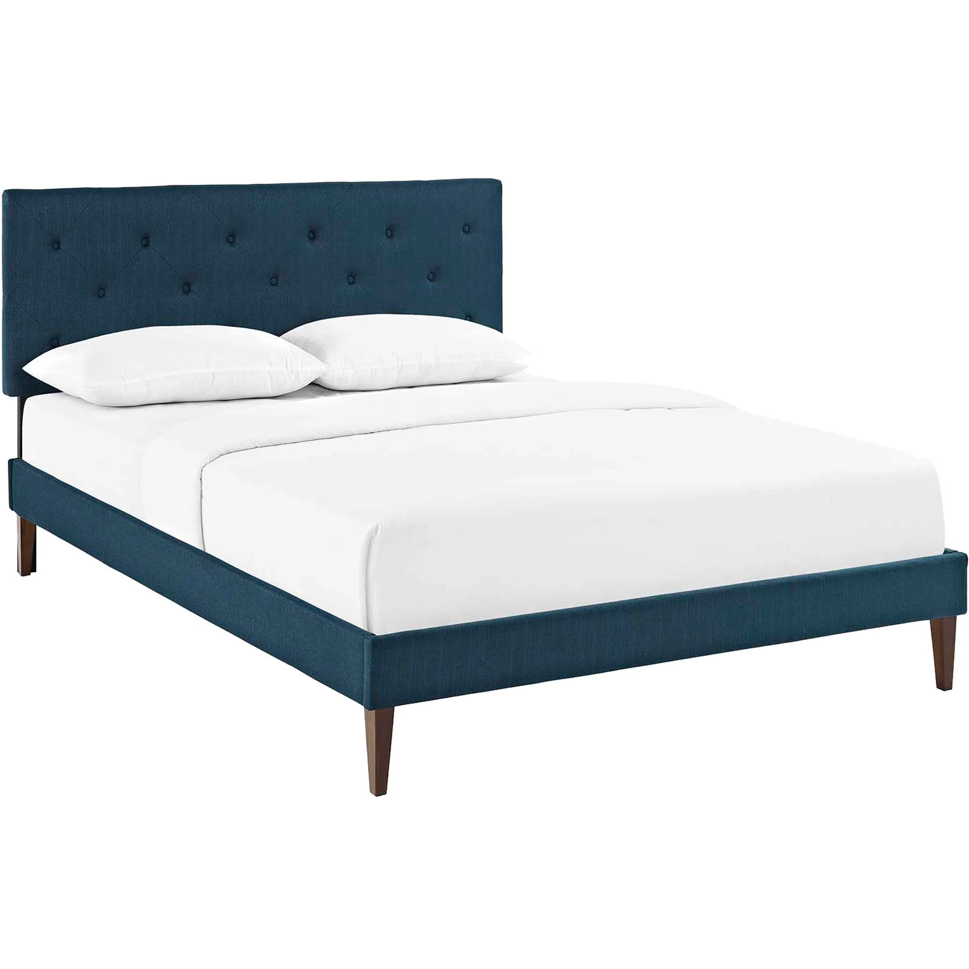 Terry Fabric Platform Bed Azure - Image 2