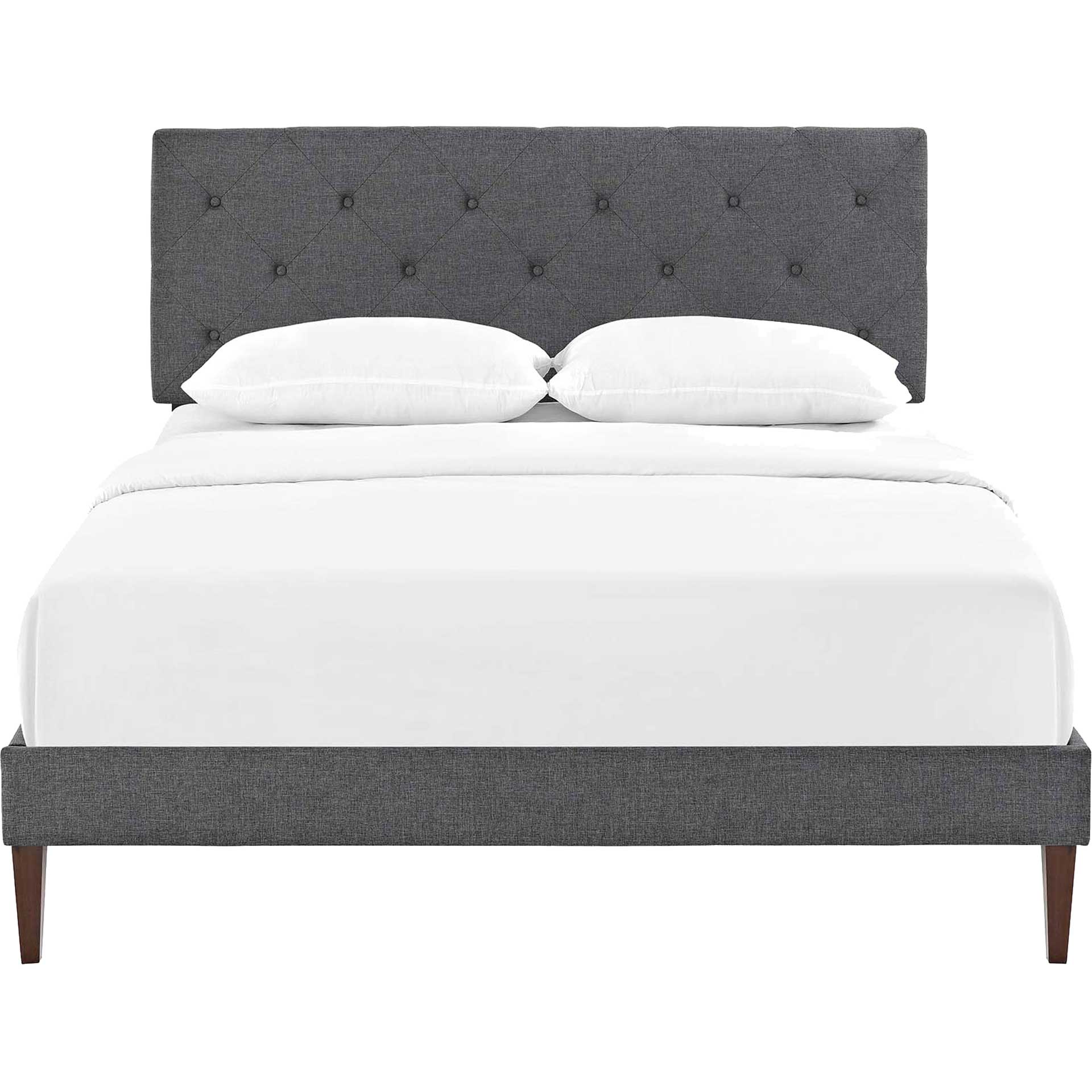 Terry Fabric Platform Bed Gray - Image 2