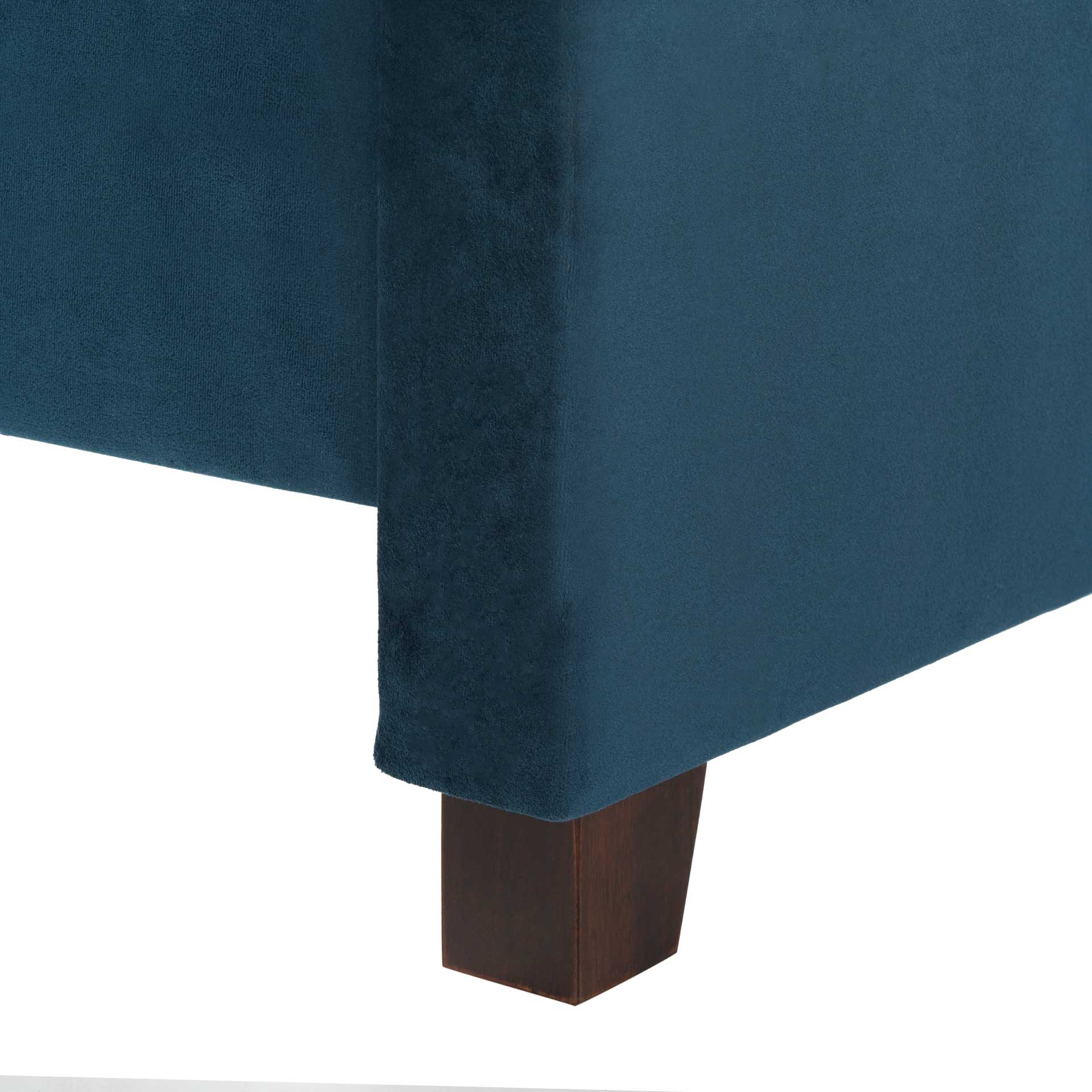 Thaddeus Upholstered Bed Navy - Image 4