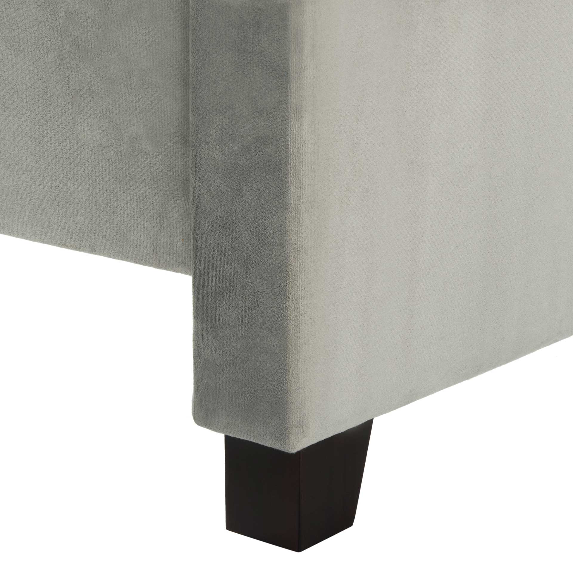 Thaddeus Upholstered Bed Pewter - Image 4