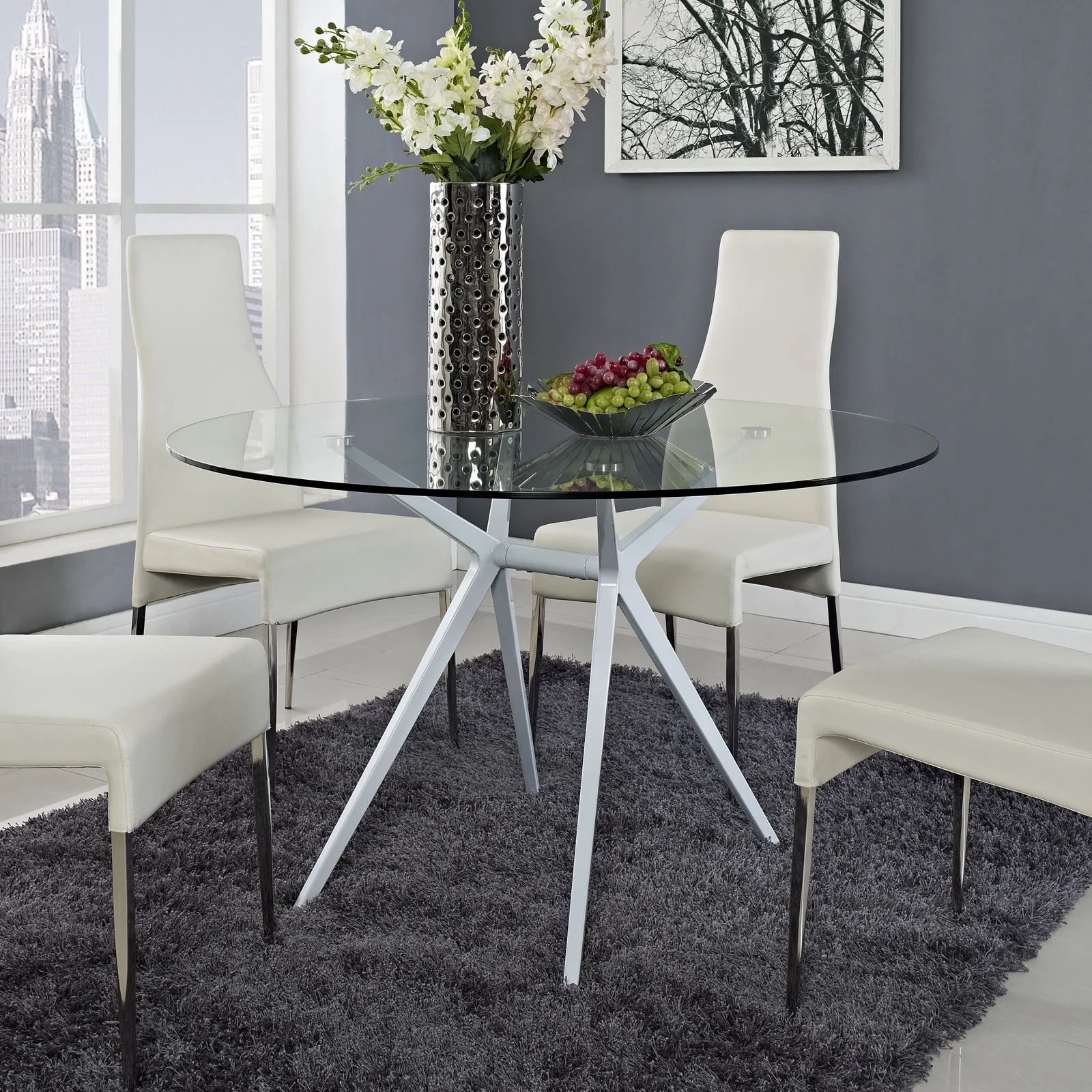 Thais Dining Table White - Image 4