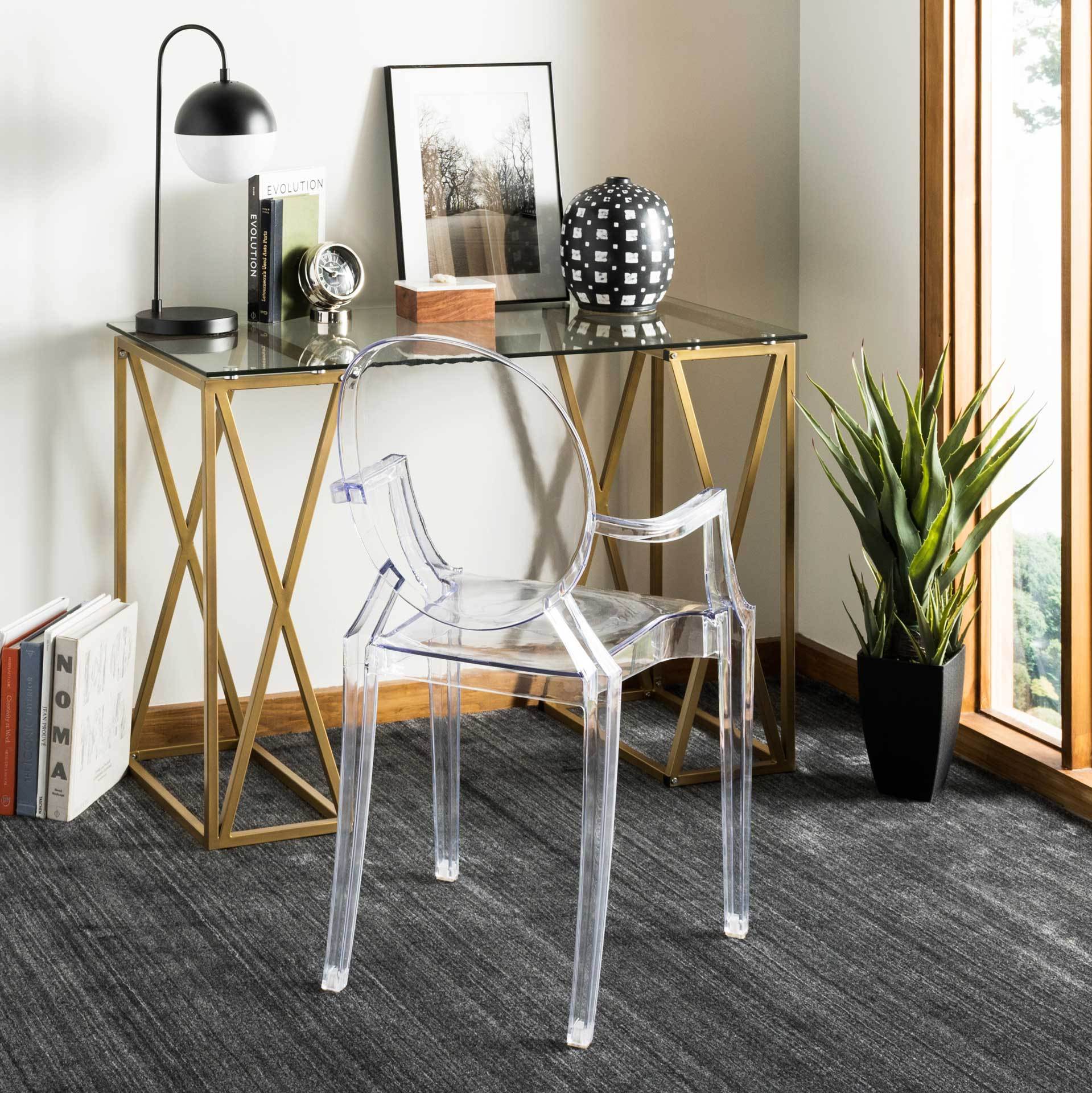 Thalia Glass Top Desk - Image 4