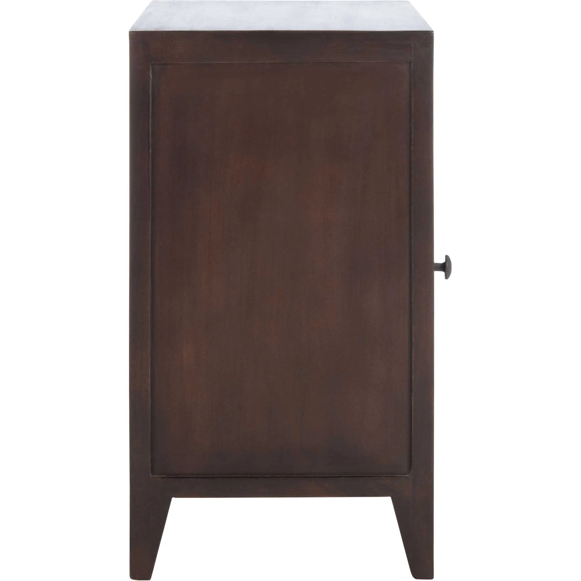 Thames 1 Door Carved Nightstand Brown - Image 4