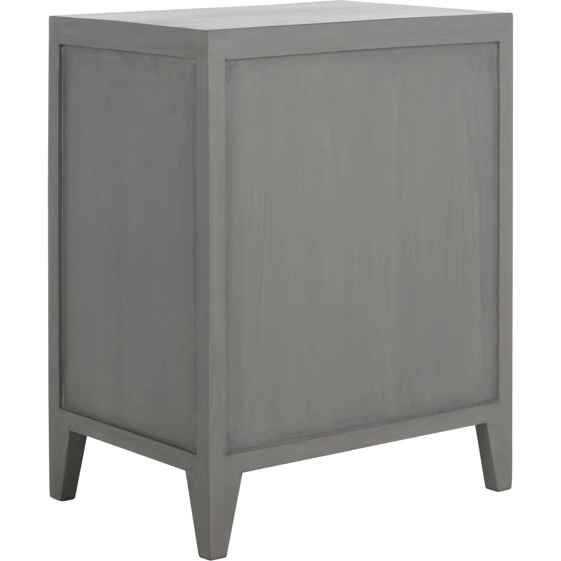 Thames 1 Door Carved Nightstand Gray Walnut - Image 5