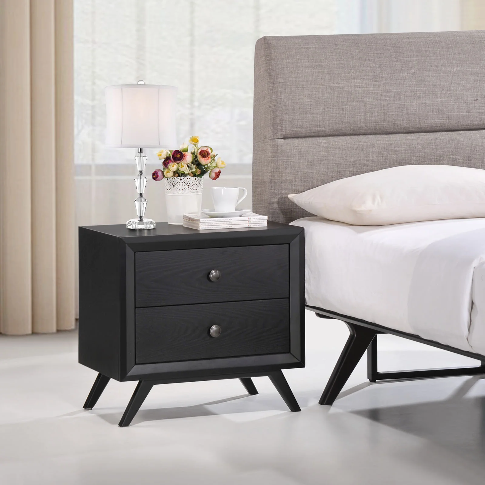 Thames Nightstand Black - Image 3