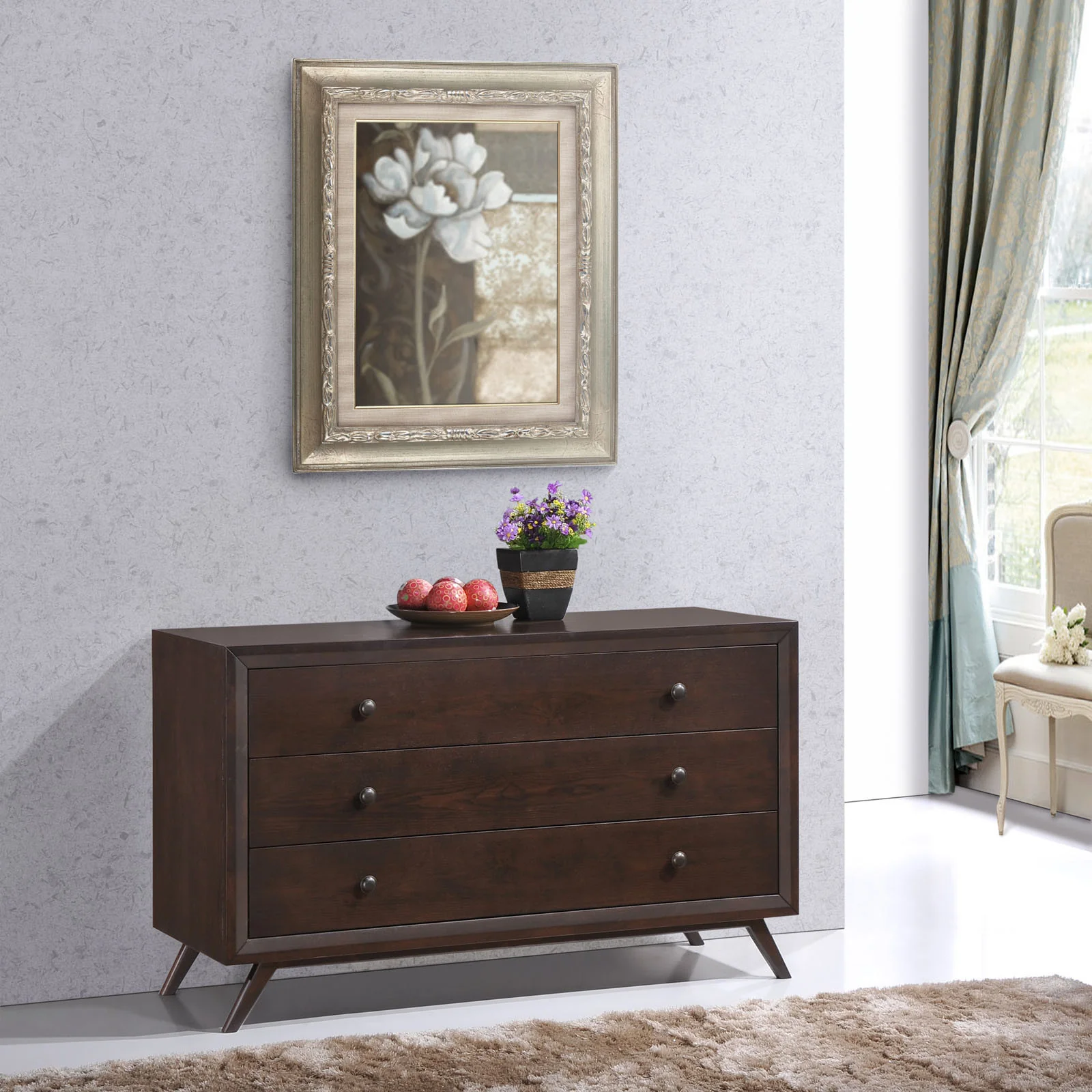 Thames Wood Dresser Cappuccino - Image 3