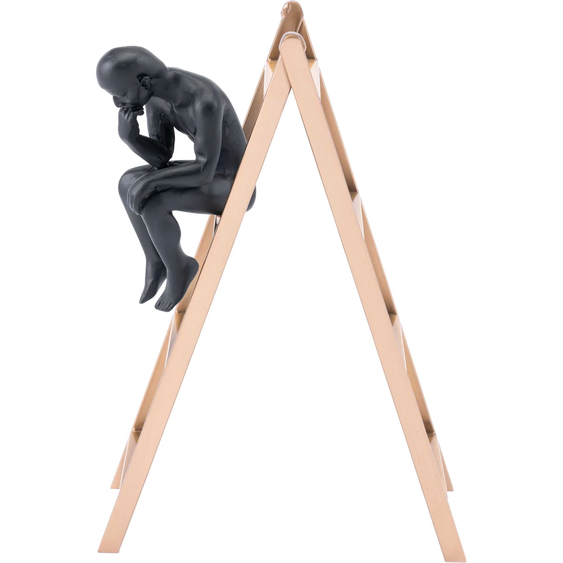 Thinker Antique Brass - Image 3