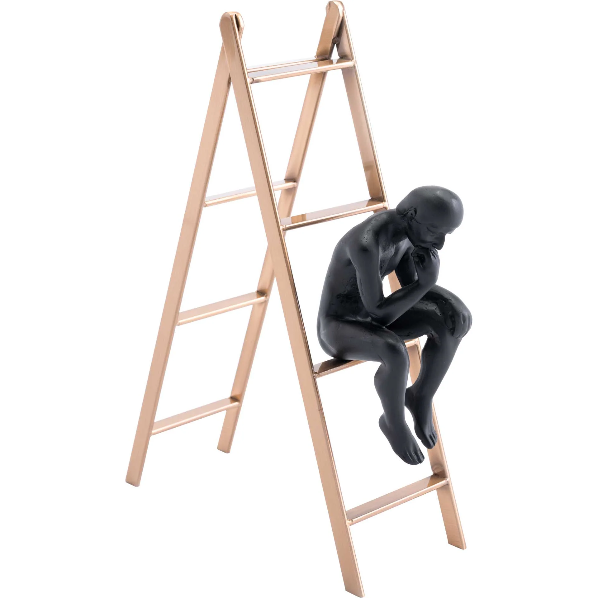 Thinker Antique Brass - Image 5