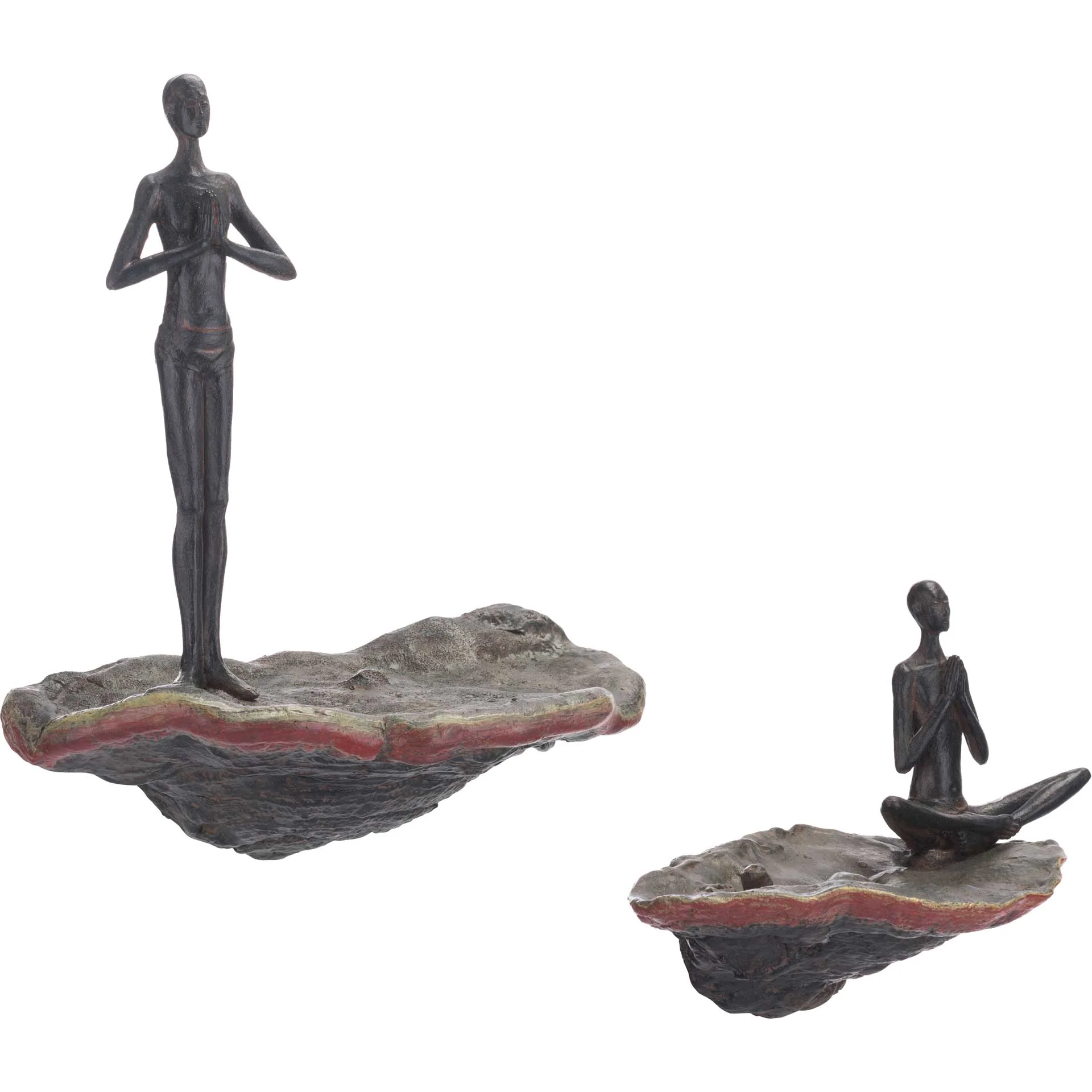Thinking Figurine Wall Decor Bronze - Image 4