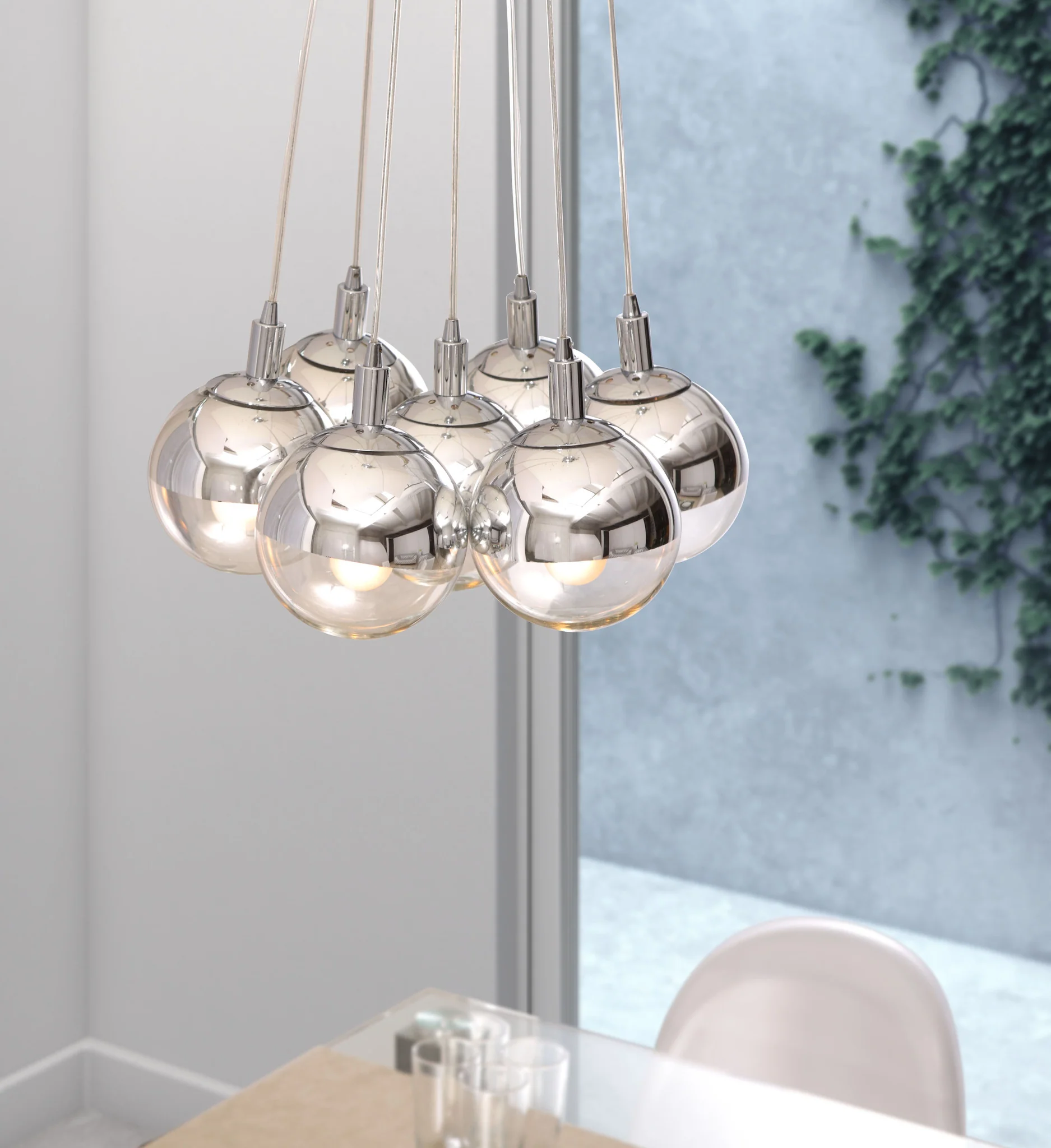 Tholen Ceiling Lamp Chrome - Image 4