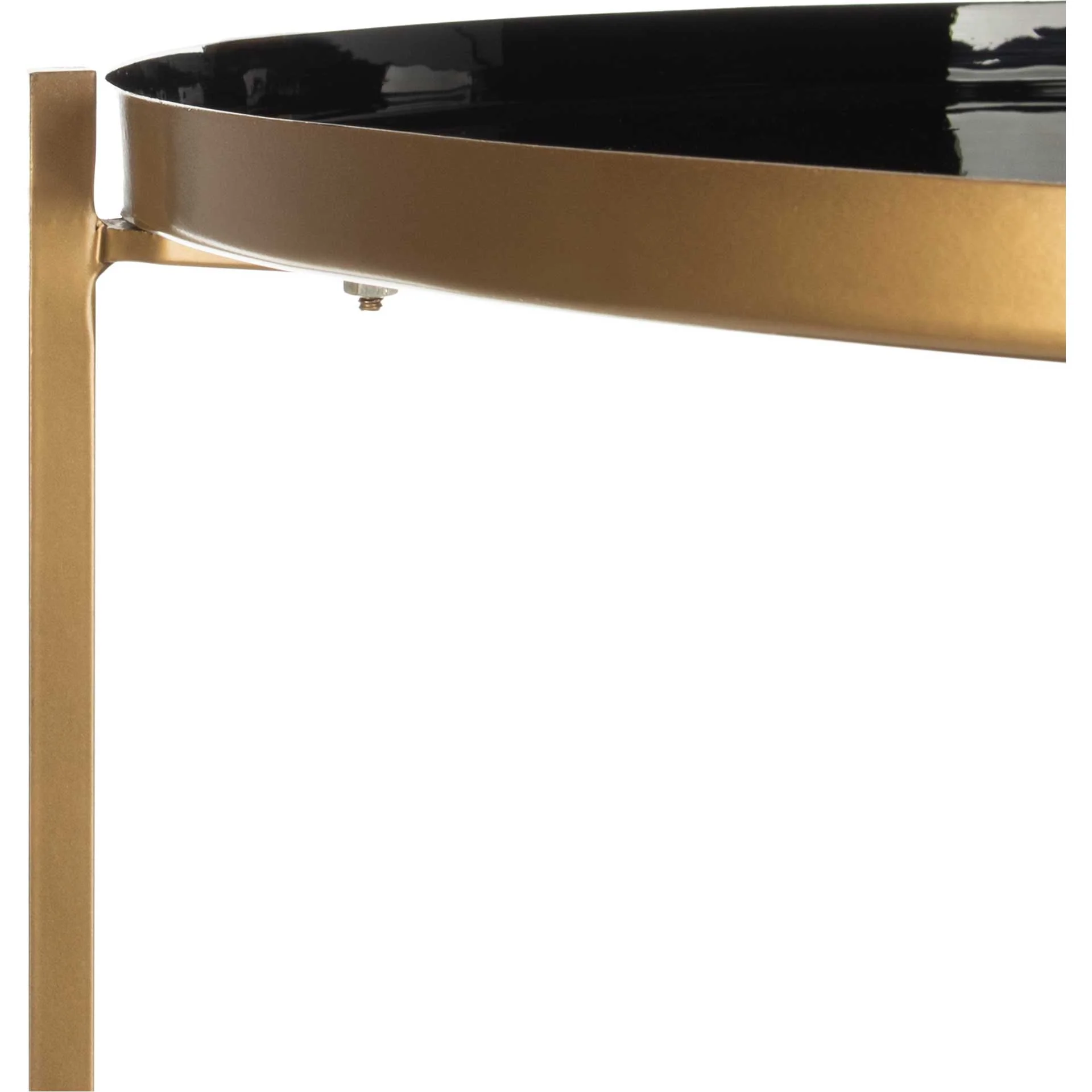 Tiana Round 5 Tier Etagere Black/Brass - Image 4