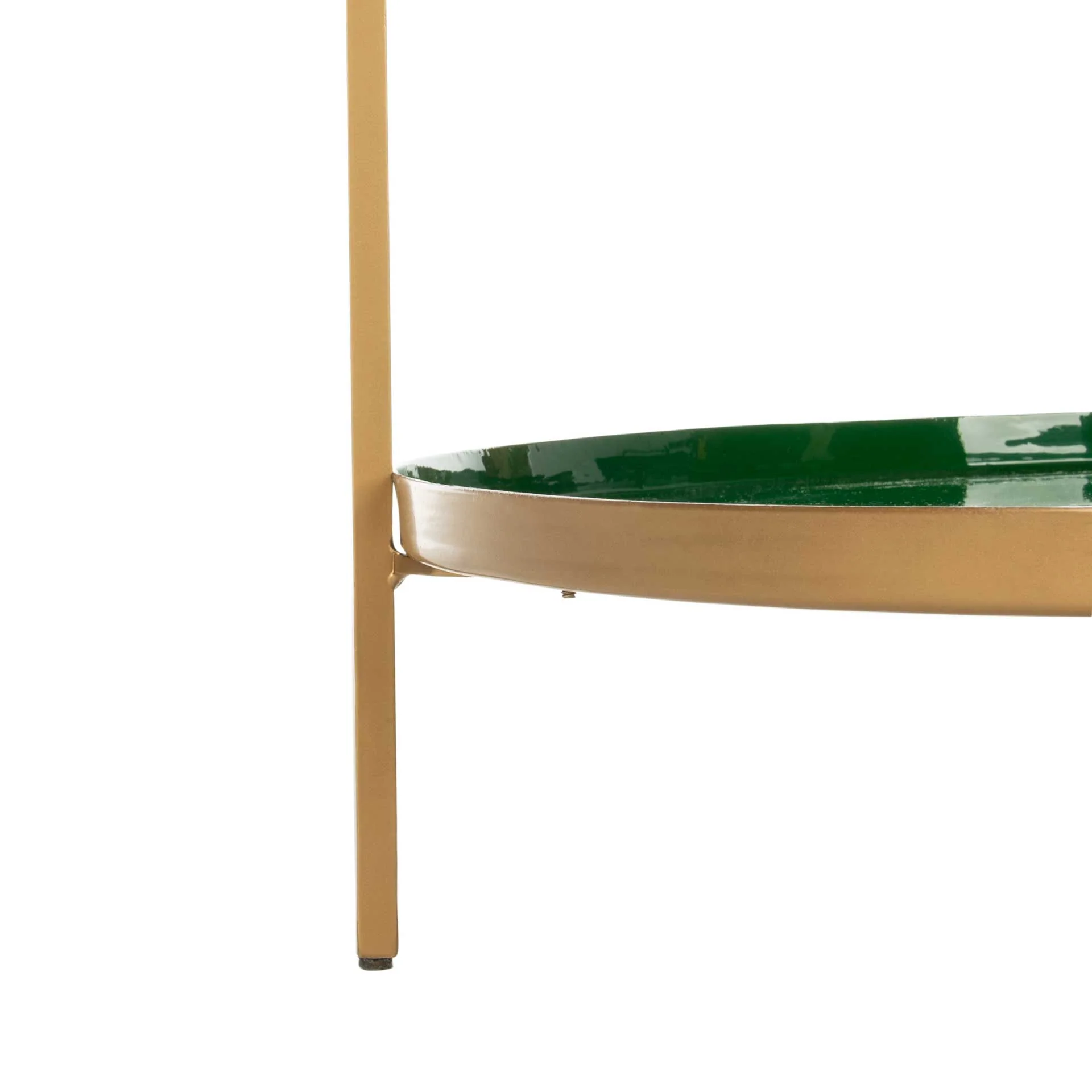 Tiana Round 5 Tier Etagere Hunter Green/Brass - Image 5