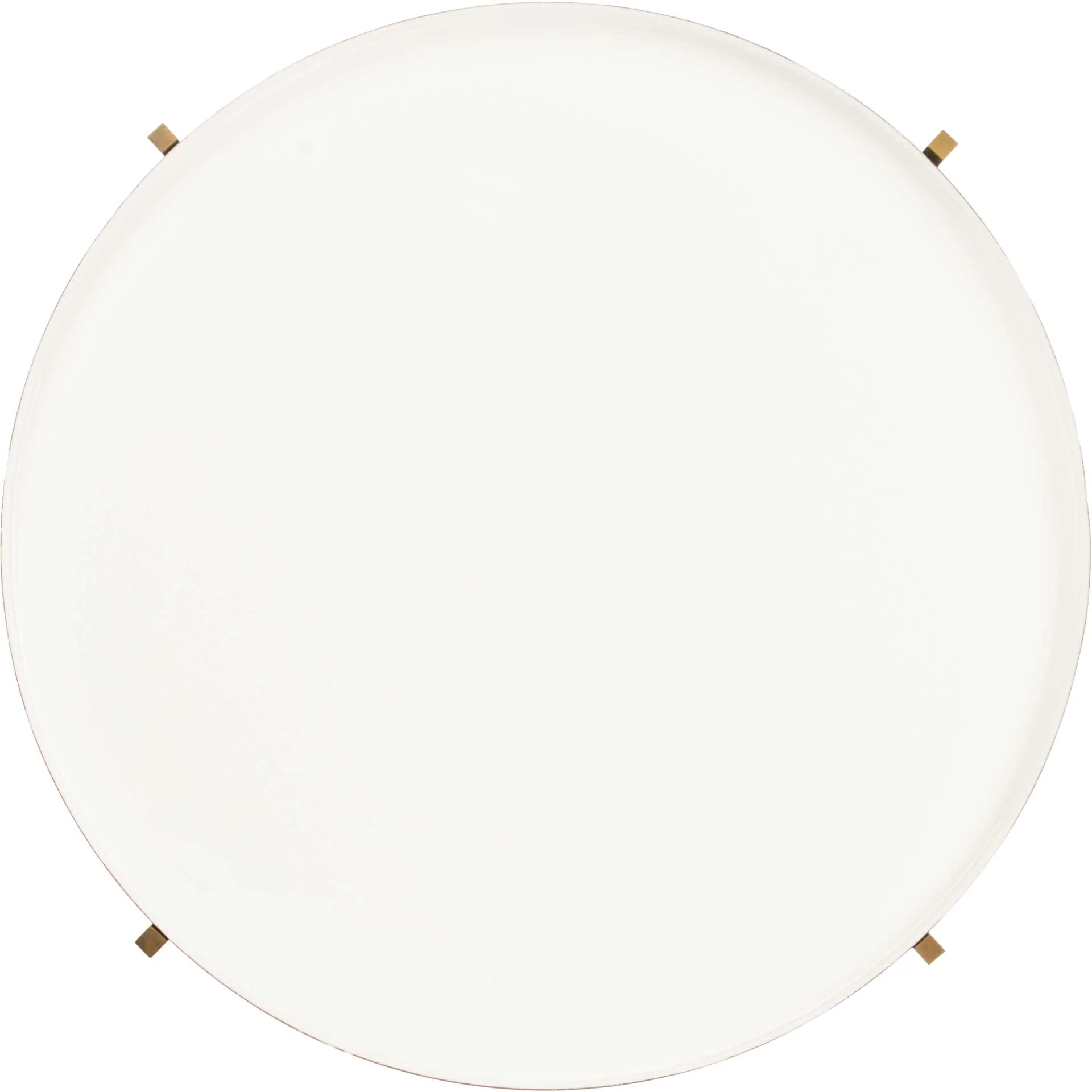 Tiana Round 5 Tier Etagere White/Brass - Image 3