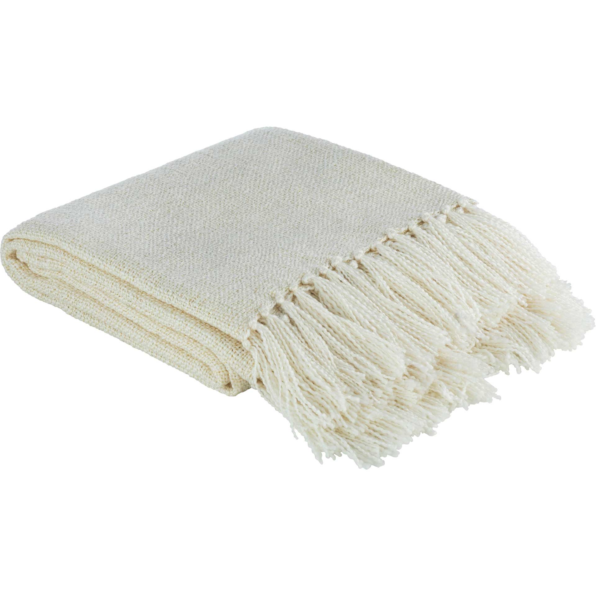 Tiara Throw Ivory/Gold - Image 2