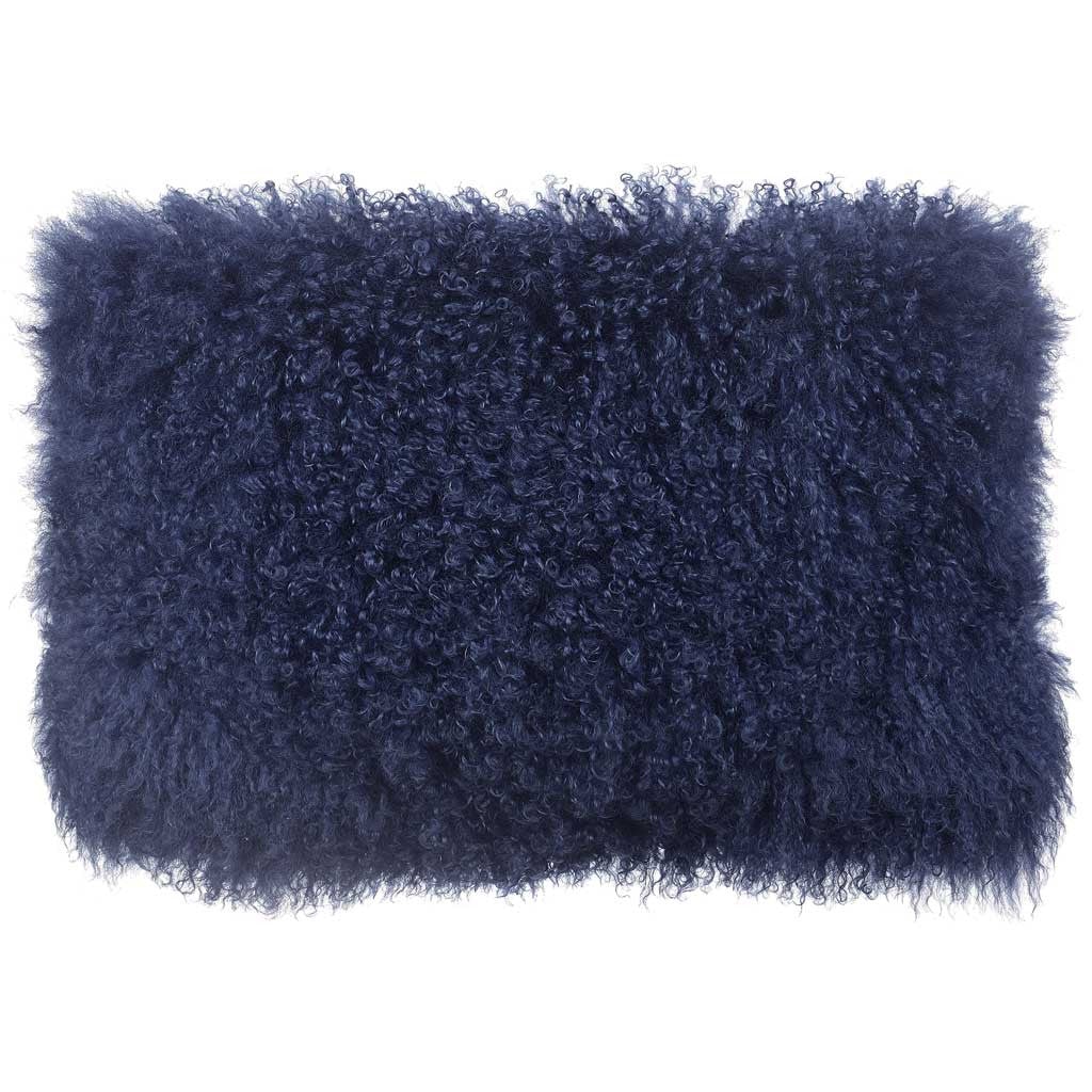 Tibetan Sheep Pillow Blue - Image 3