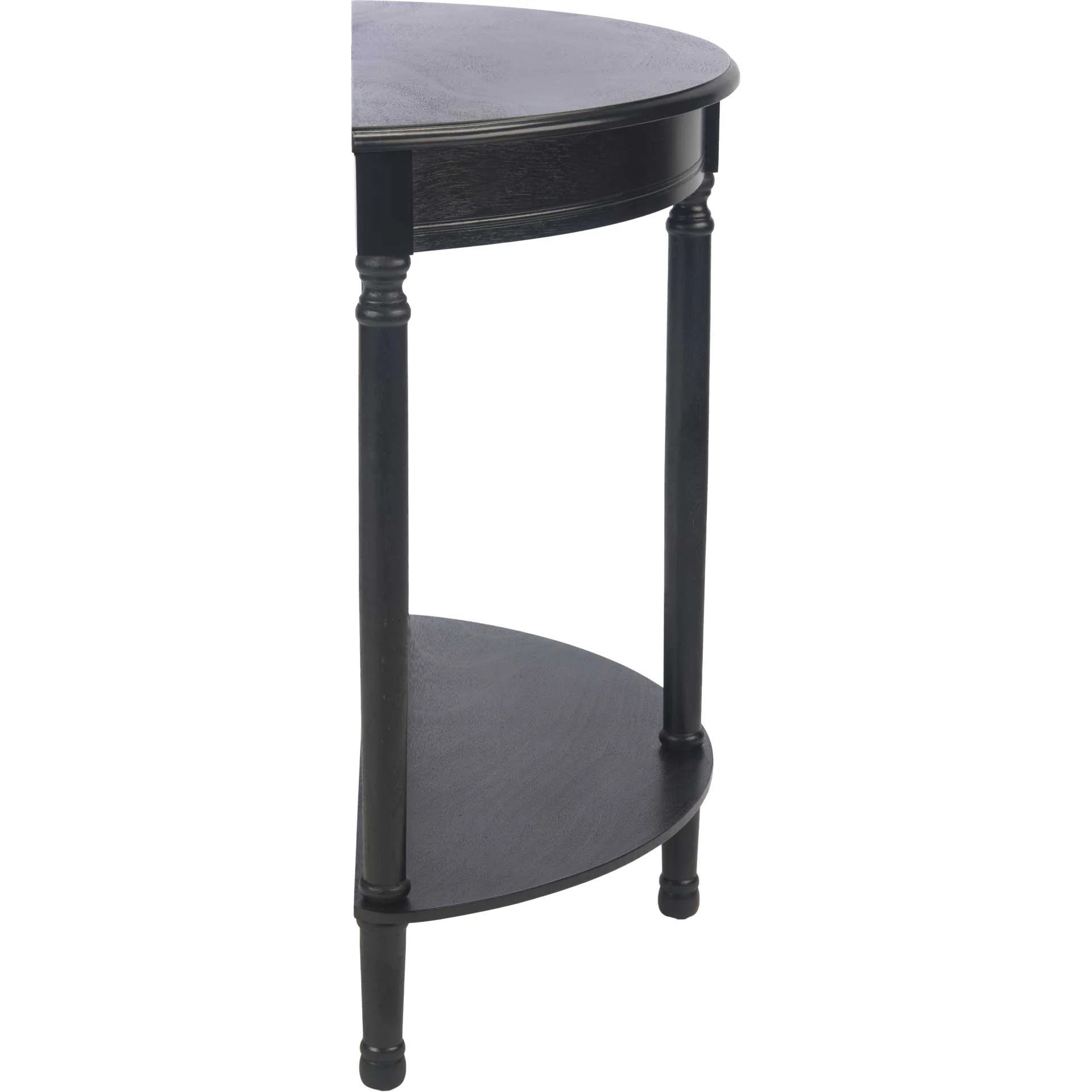 Tichka Half Round Console Table Black - Image 3