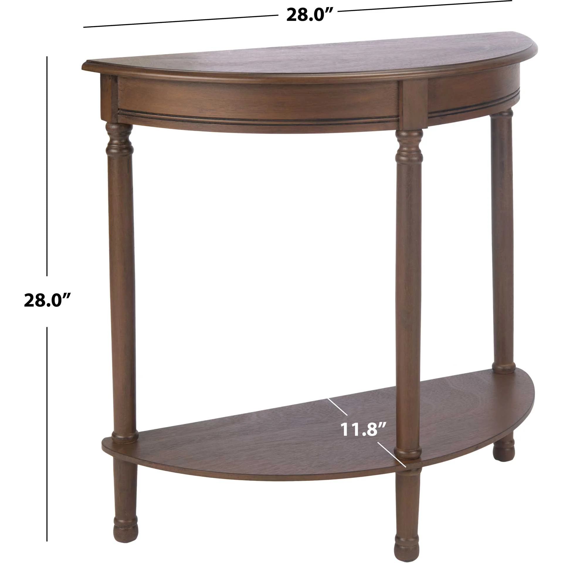 Tichka Half Round Console Table Brown - Image 8