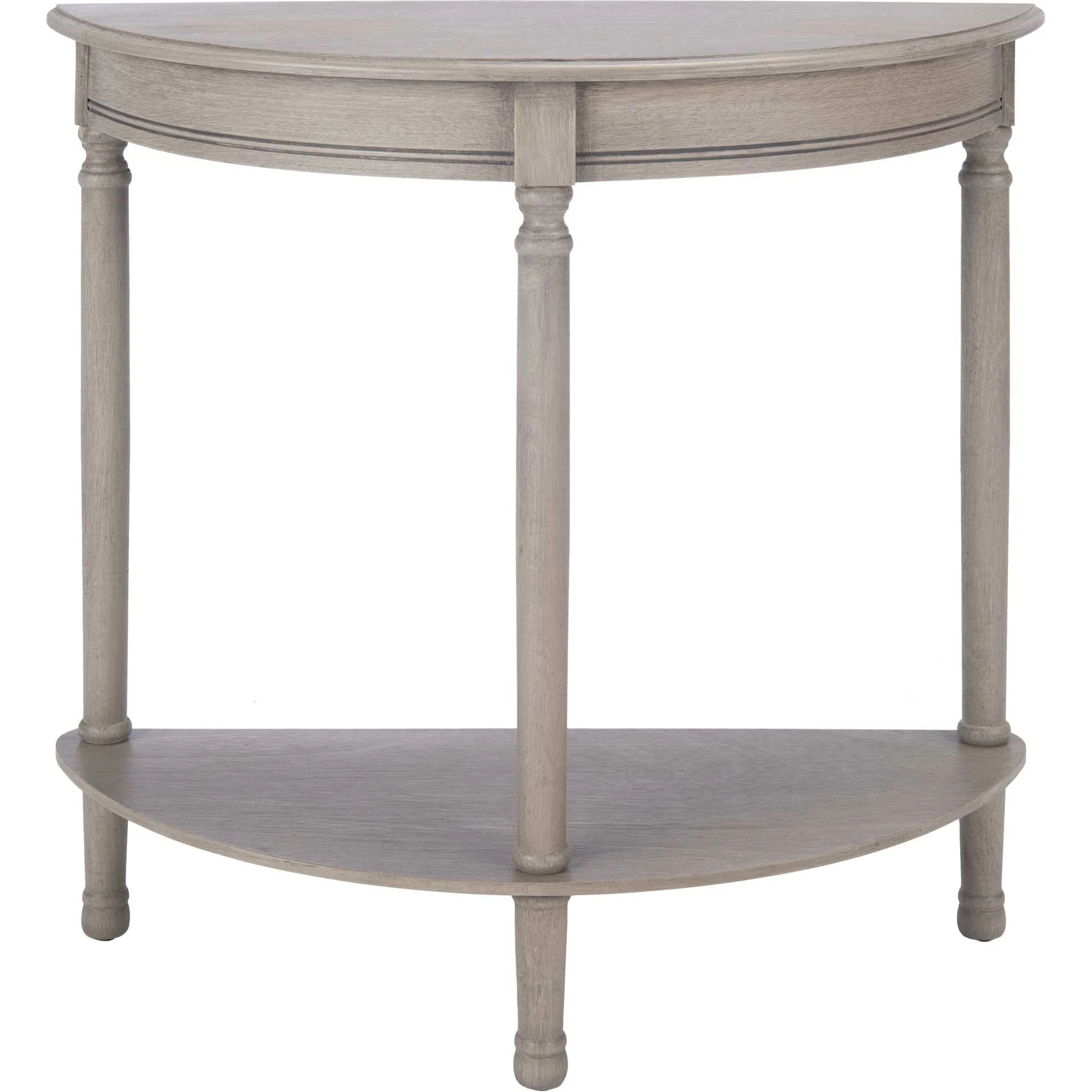Tichka Half Round Console Table Greige - Image 2