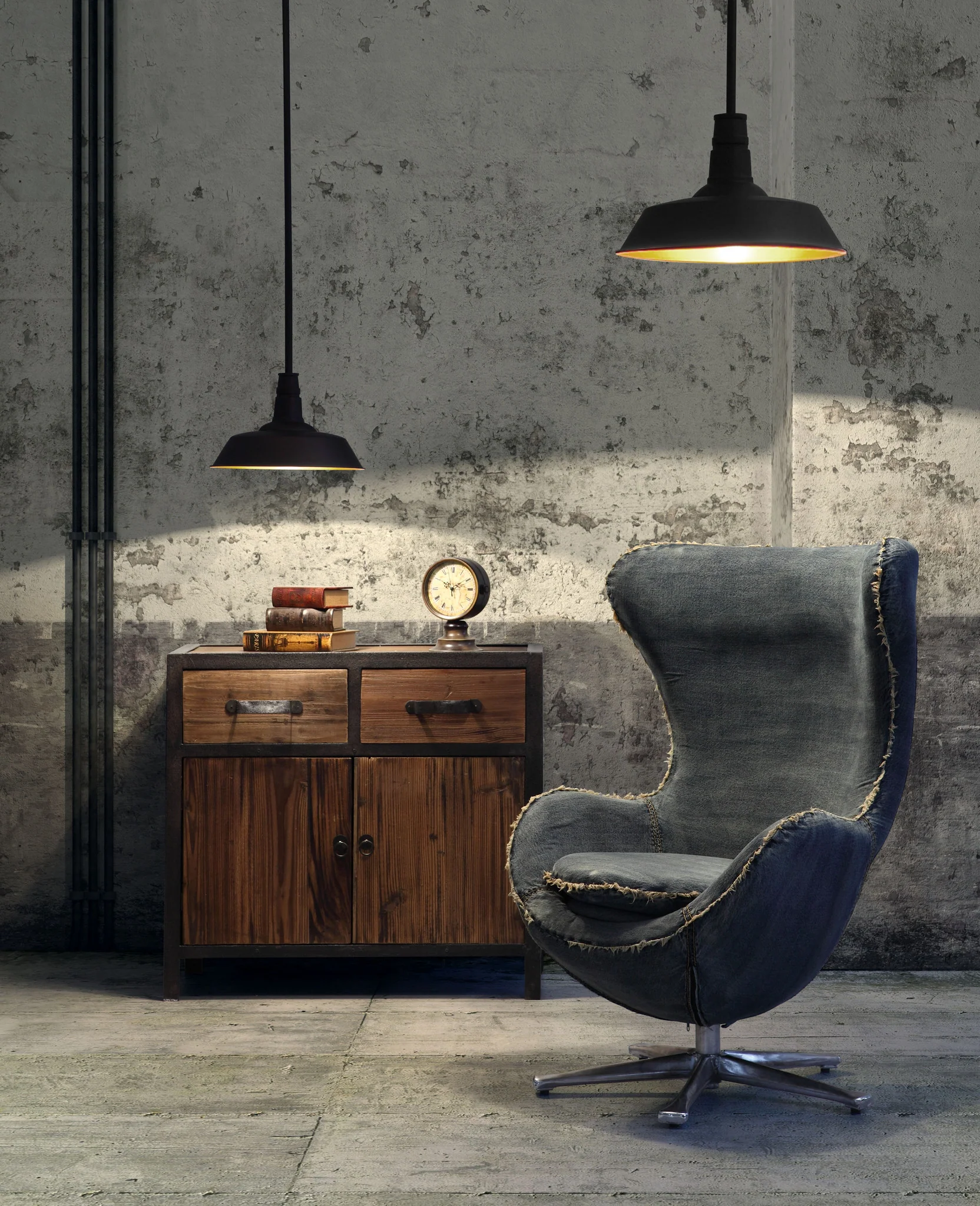 Tiel Ceiling Lamp Rust - Image 3