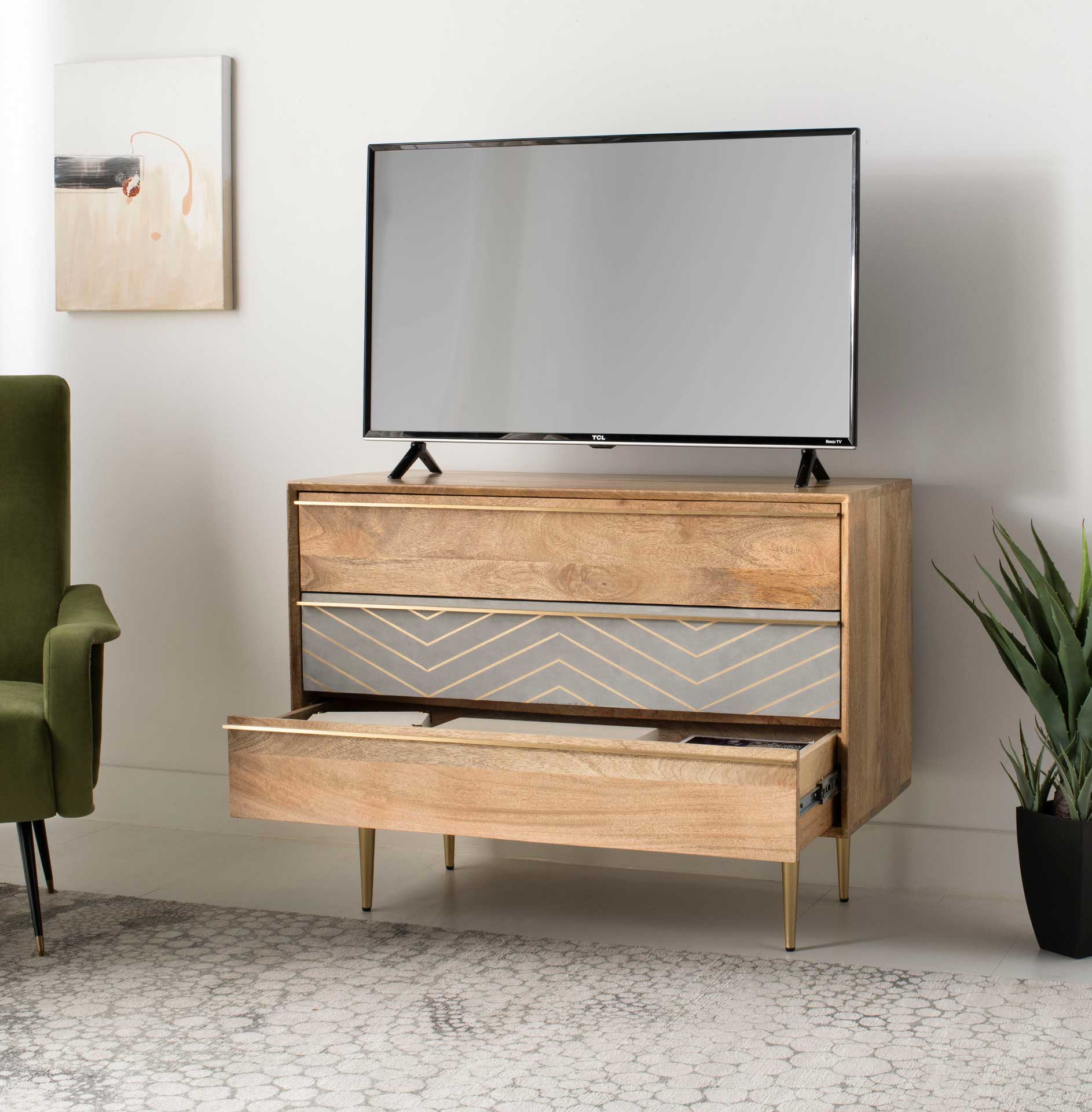 Tieton Cement Chest Natural Mango/Brass/Cement - Image 10