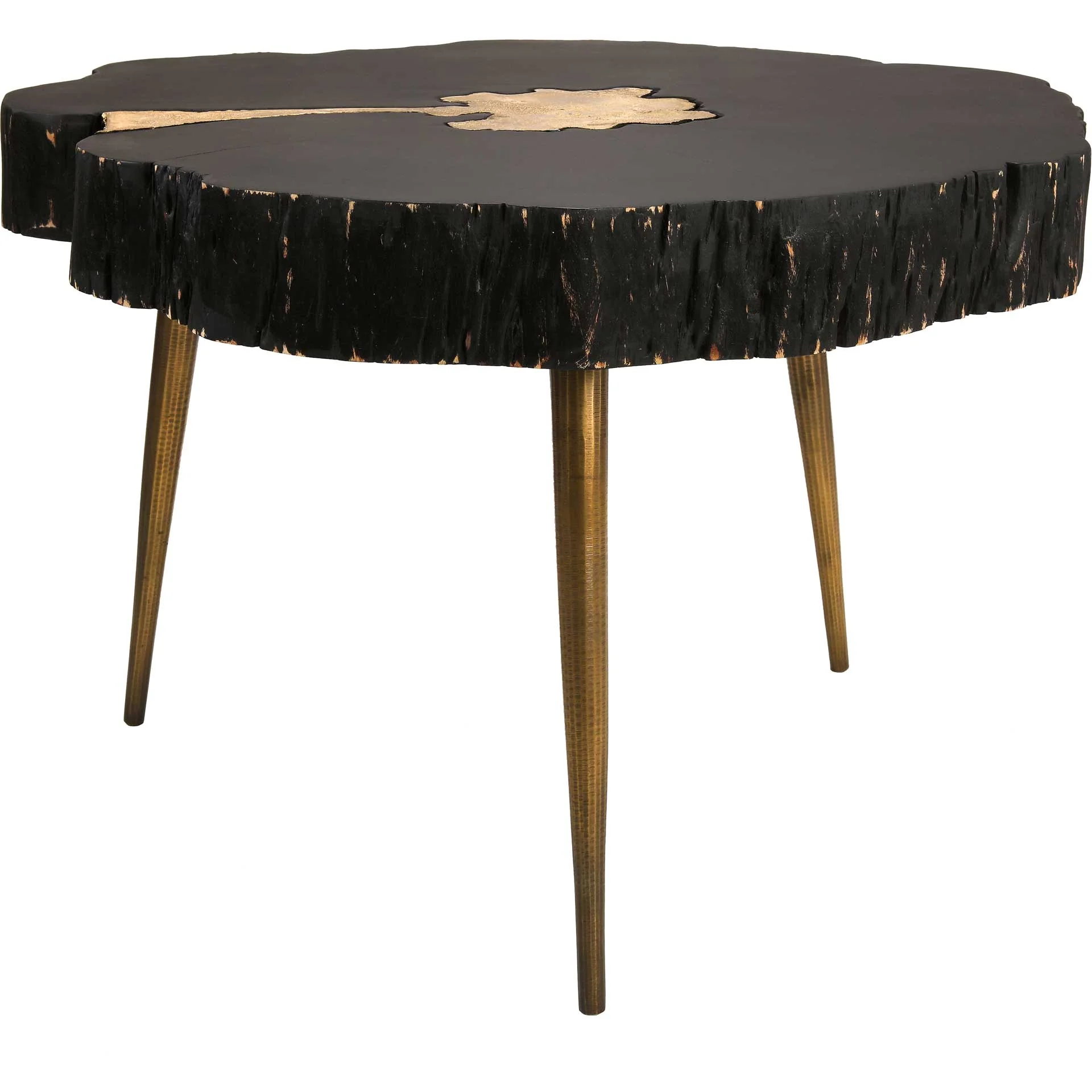 Tieton Coffee Table Black/Brass - Image 2