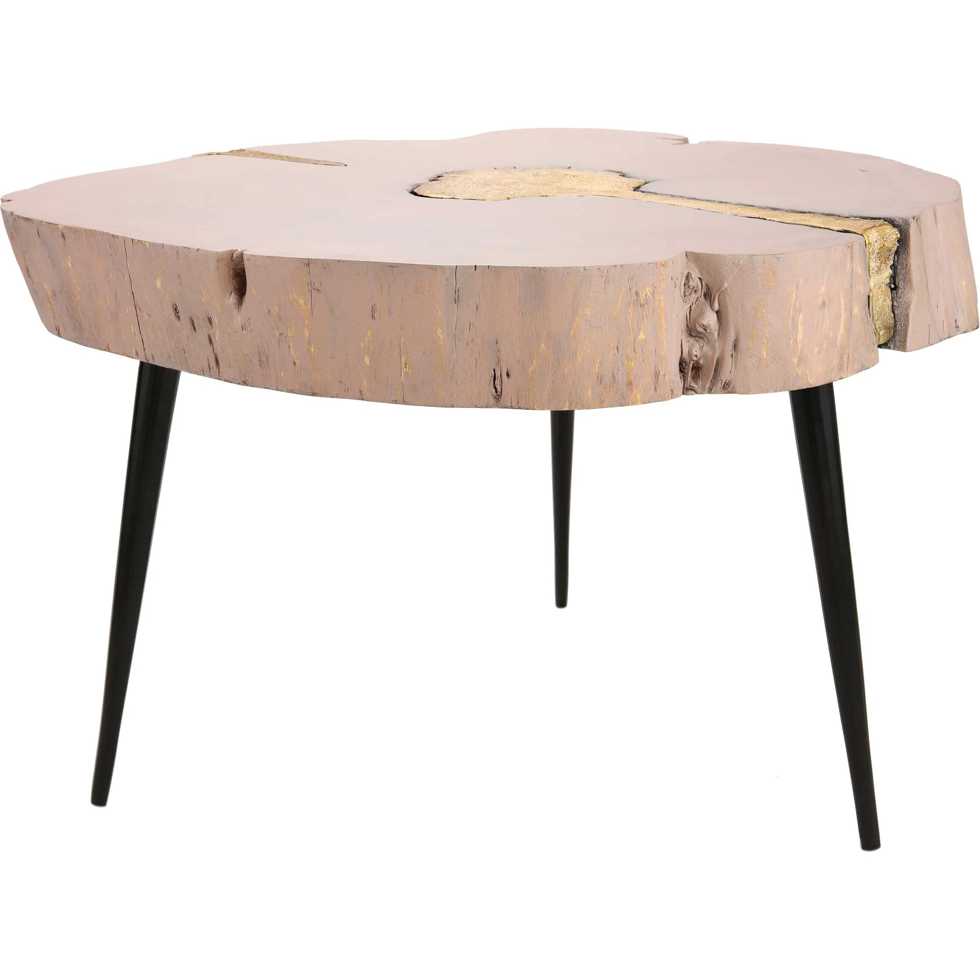 Tieton Coffee Table Pink/Brass - Image 2