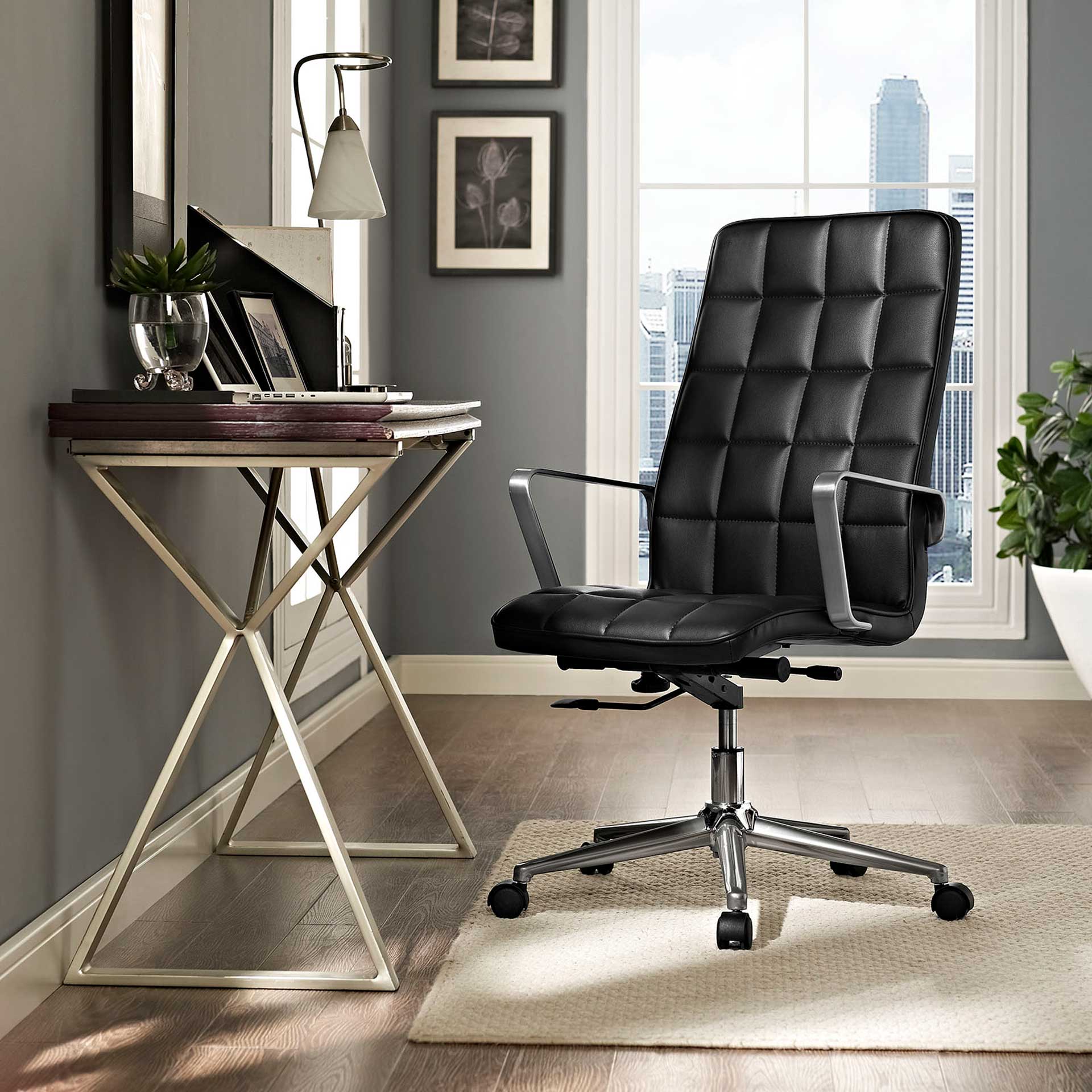 Tieton Highback Office Chair Black - Image 4