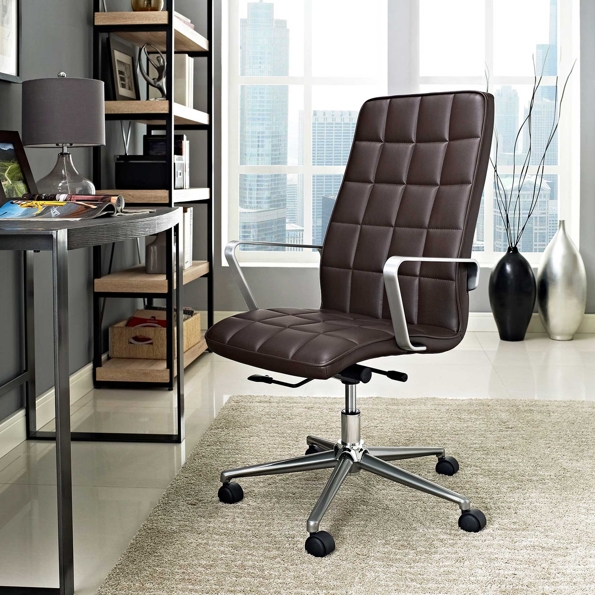 Tieton Highback Office Chair Brown - Image 4
