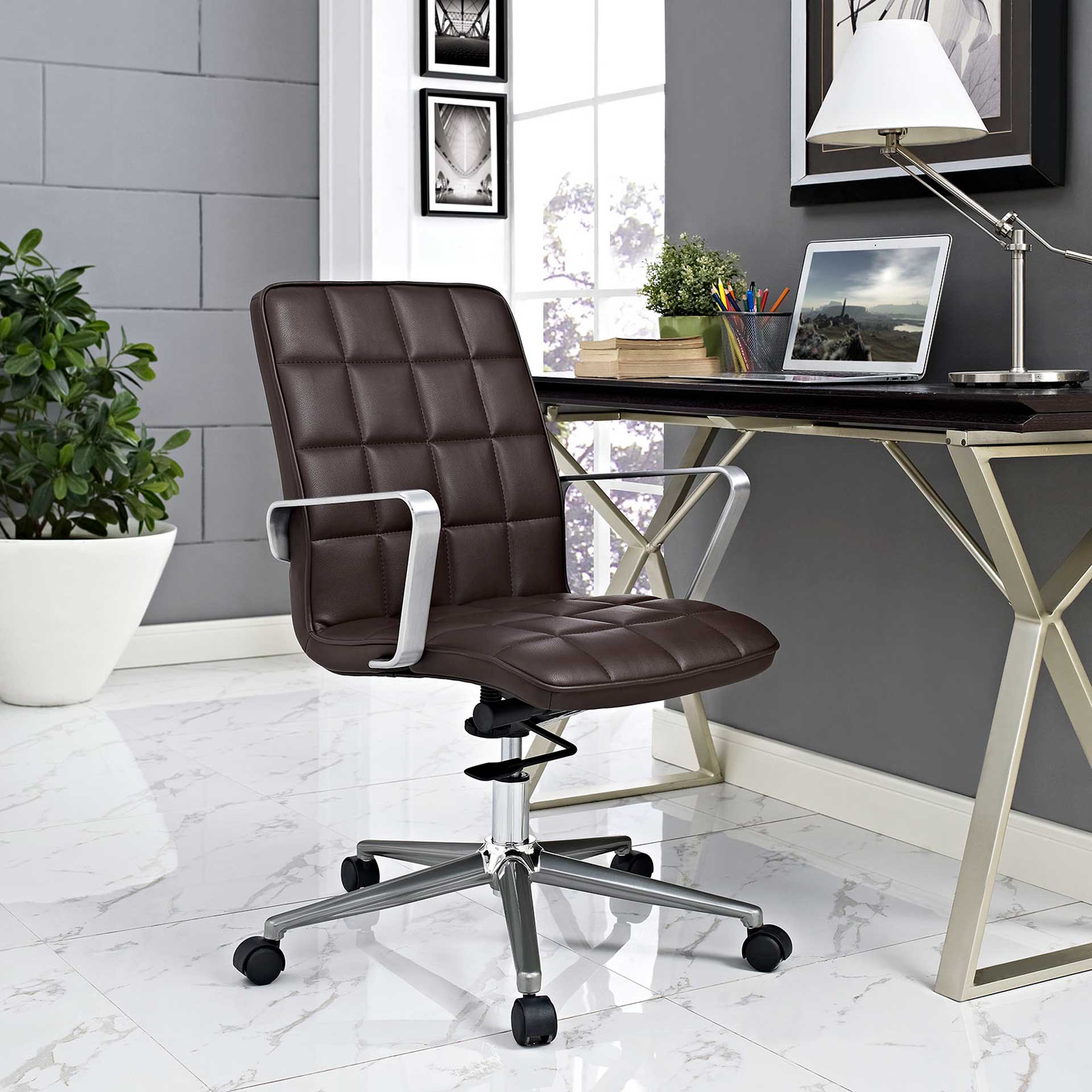 Tieton Office Chair Brown - Image 4