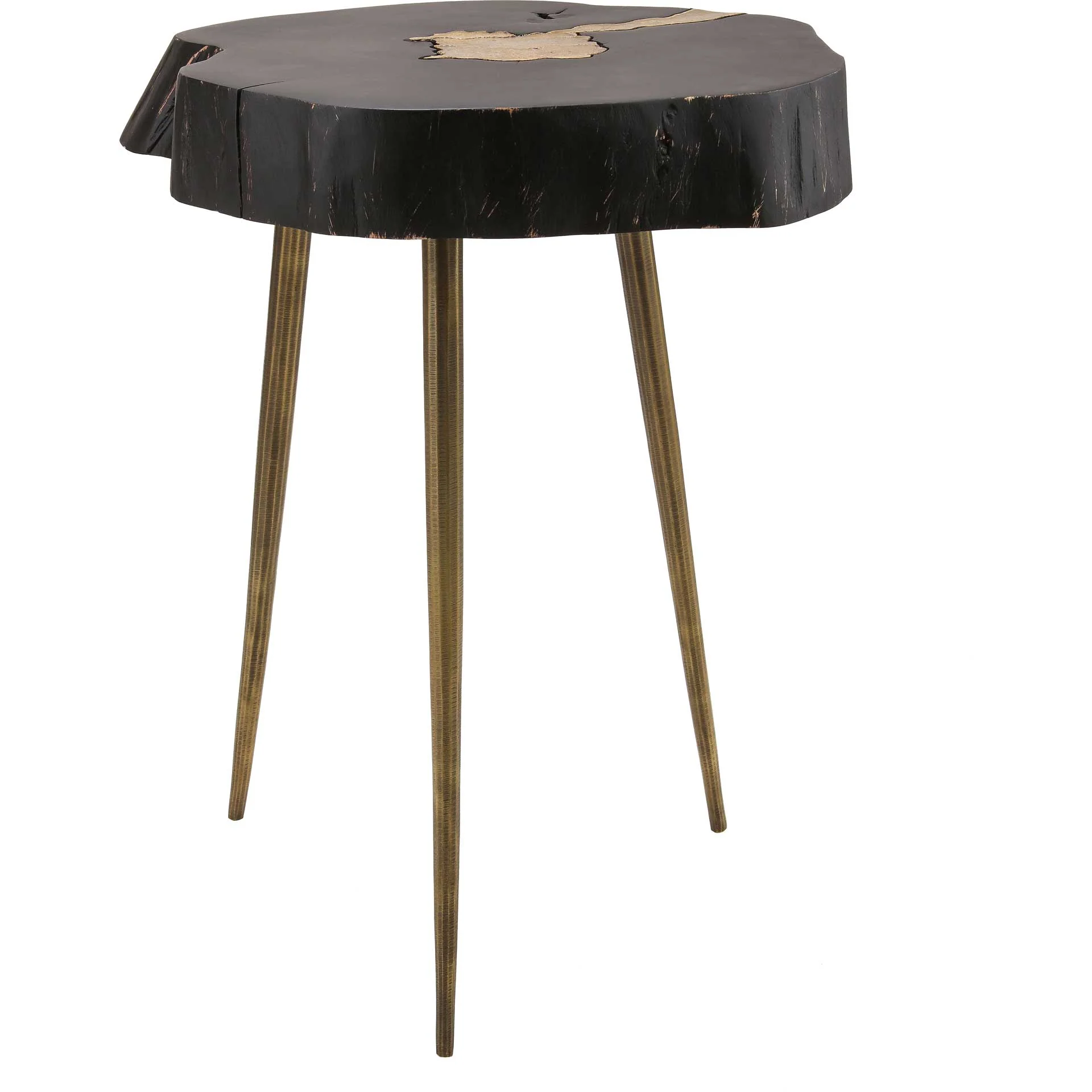 Tieton Side Table Black/Brass - Image 2