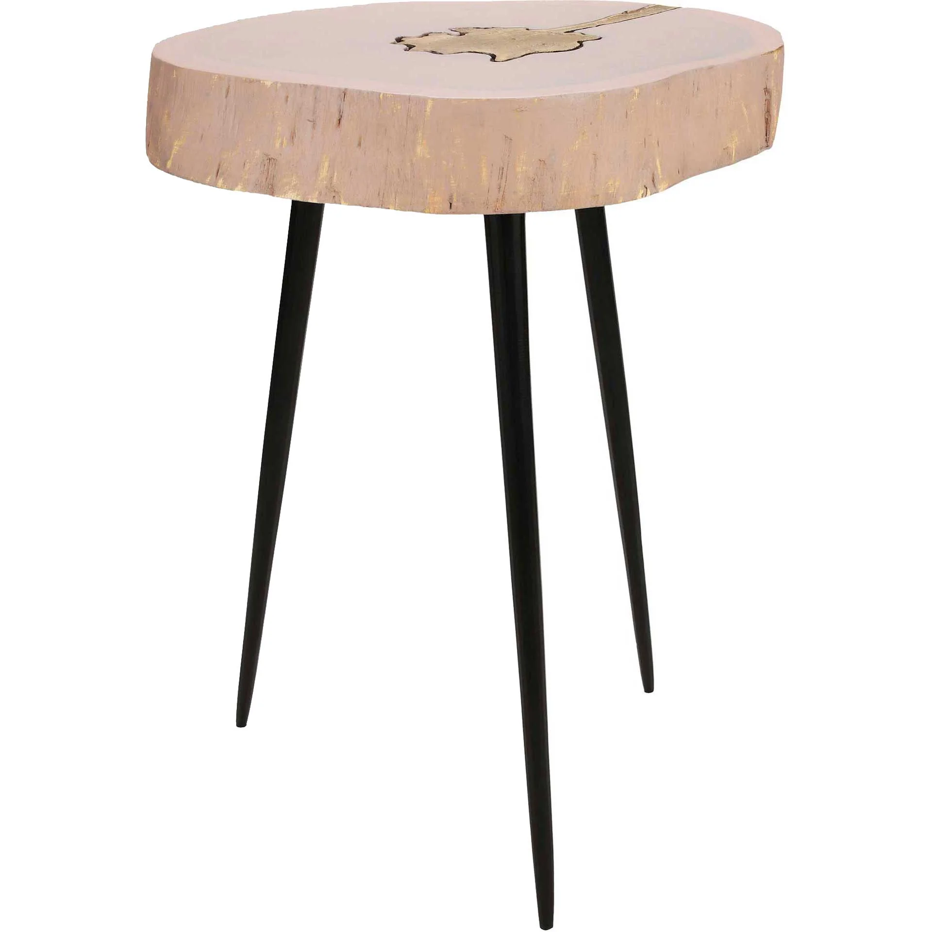 Tieton Side Table Pink/Brass - Image 2