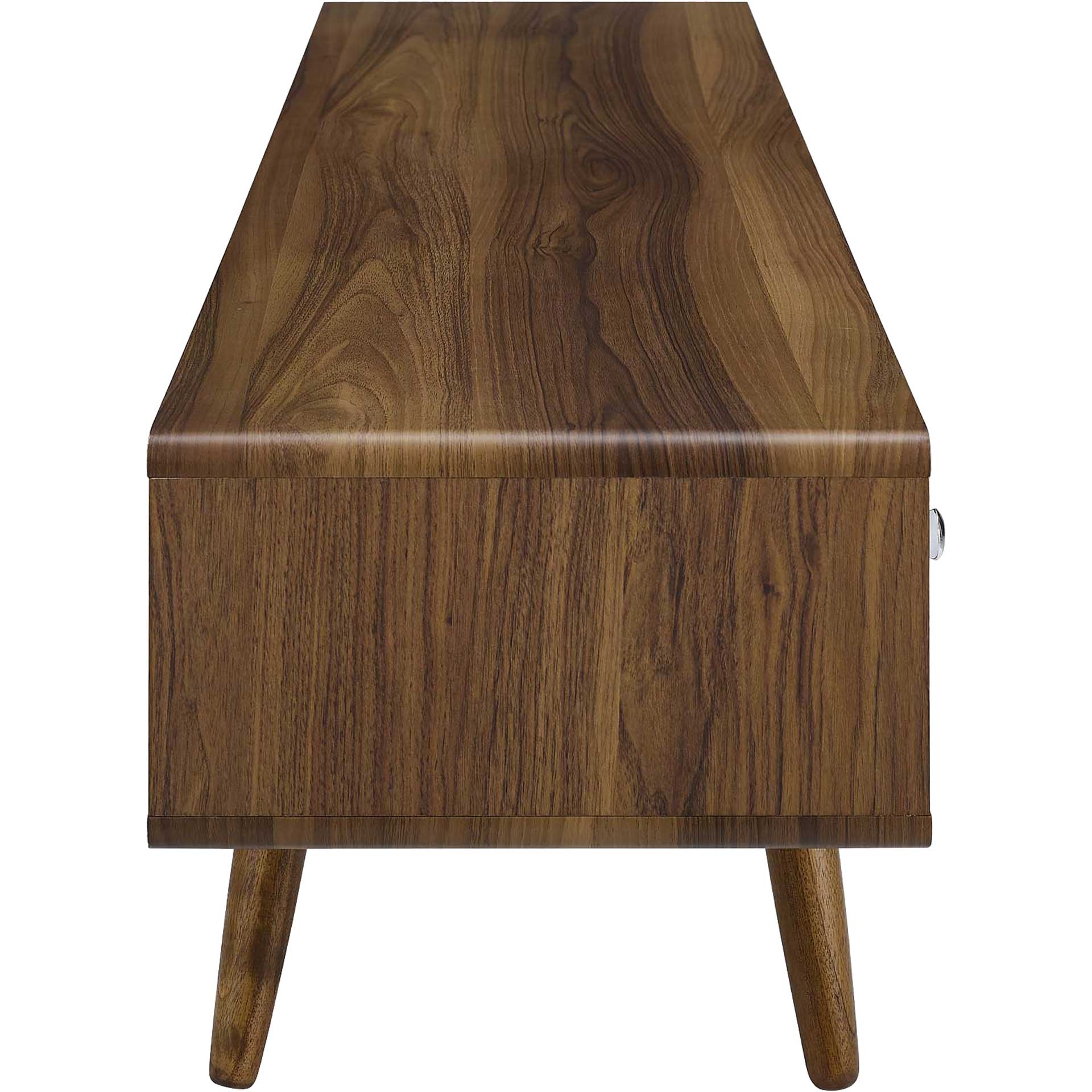 Tiffin Media Console TV Stand Walnut/White - Image 3