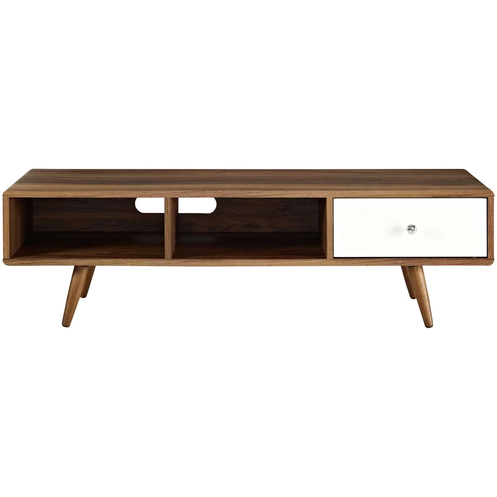 Tiffin TV Stand Walnut/White - Image 2