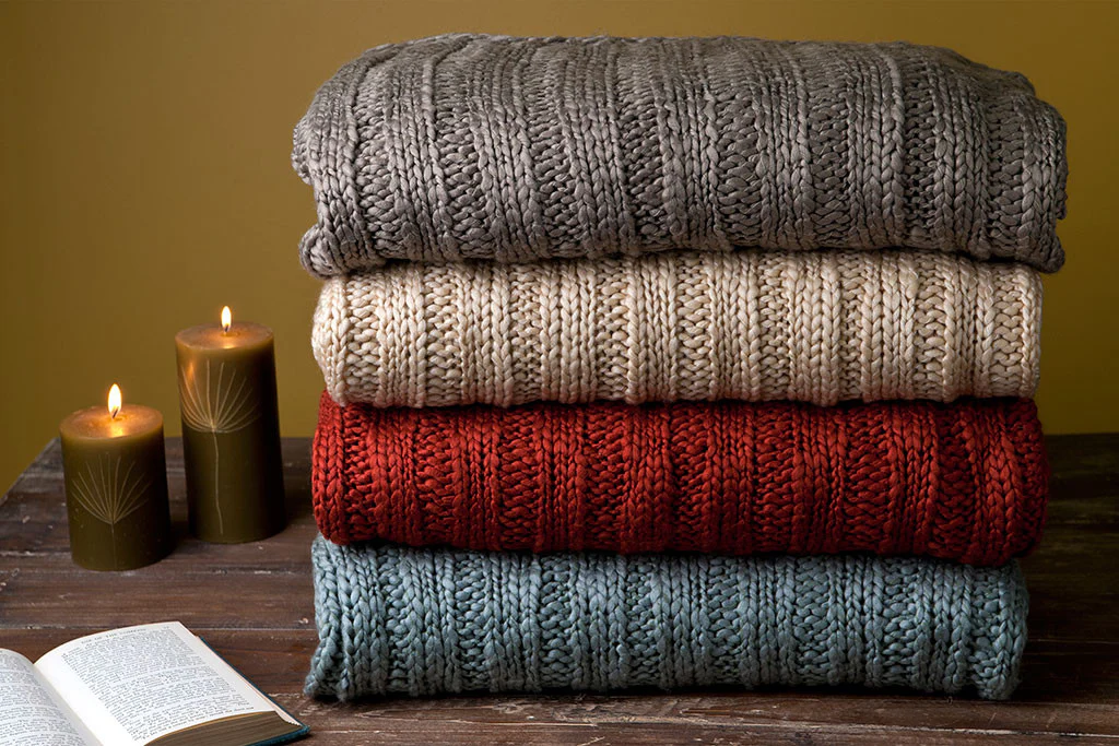 Timothy Textural Green Throw - Image 2