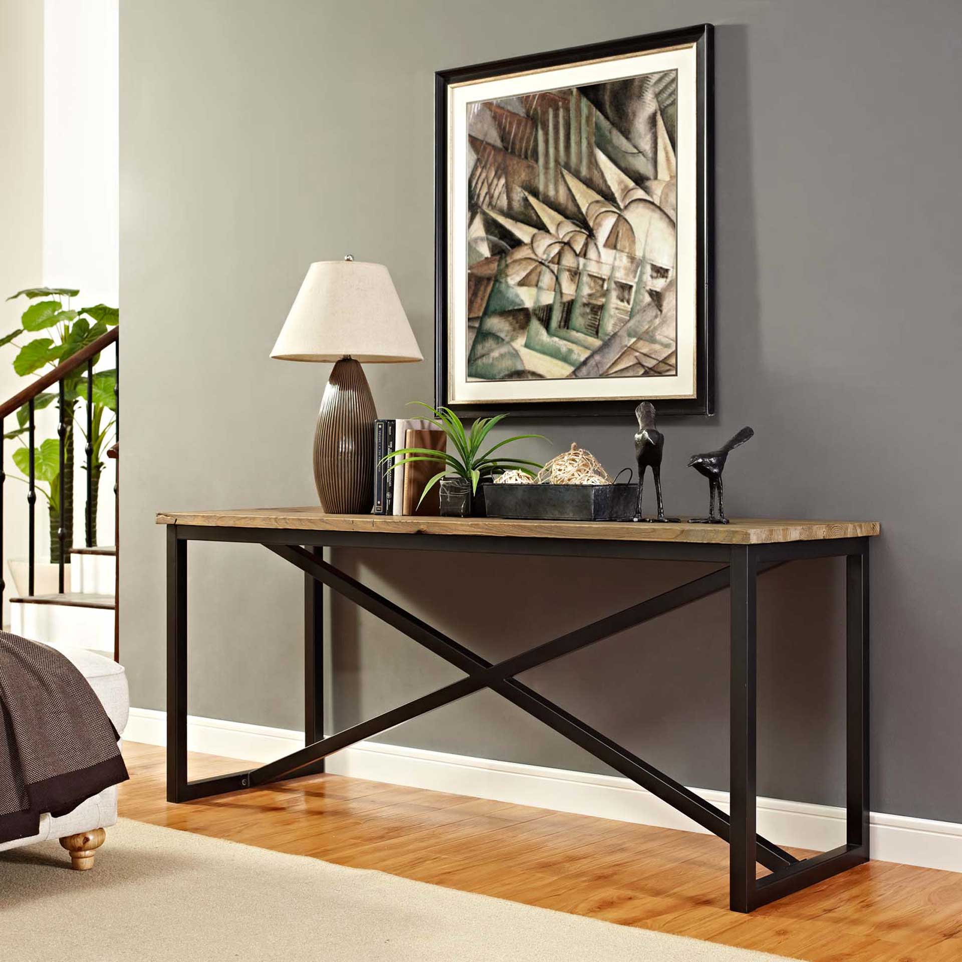Tinley Wood Stand Brown - Image 4