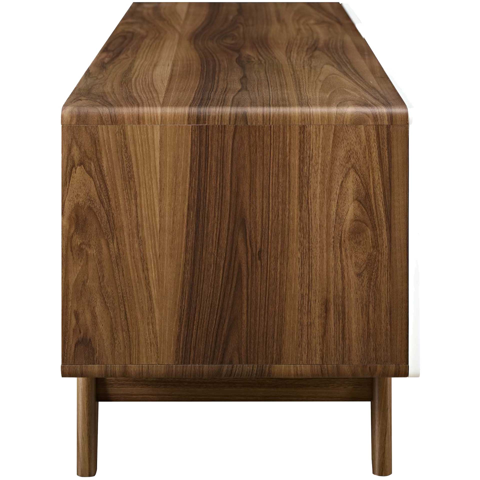 Titus TV Stand Walnut/White - Image 3