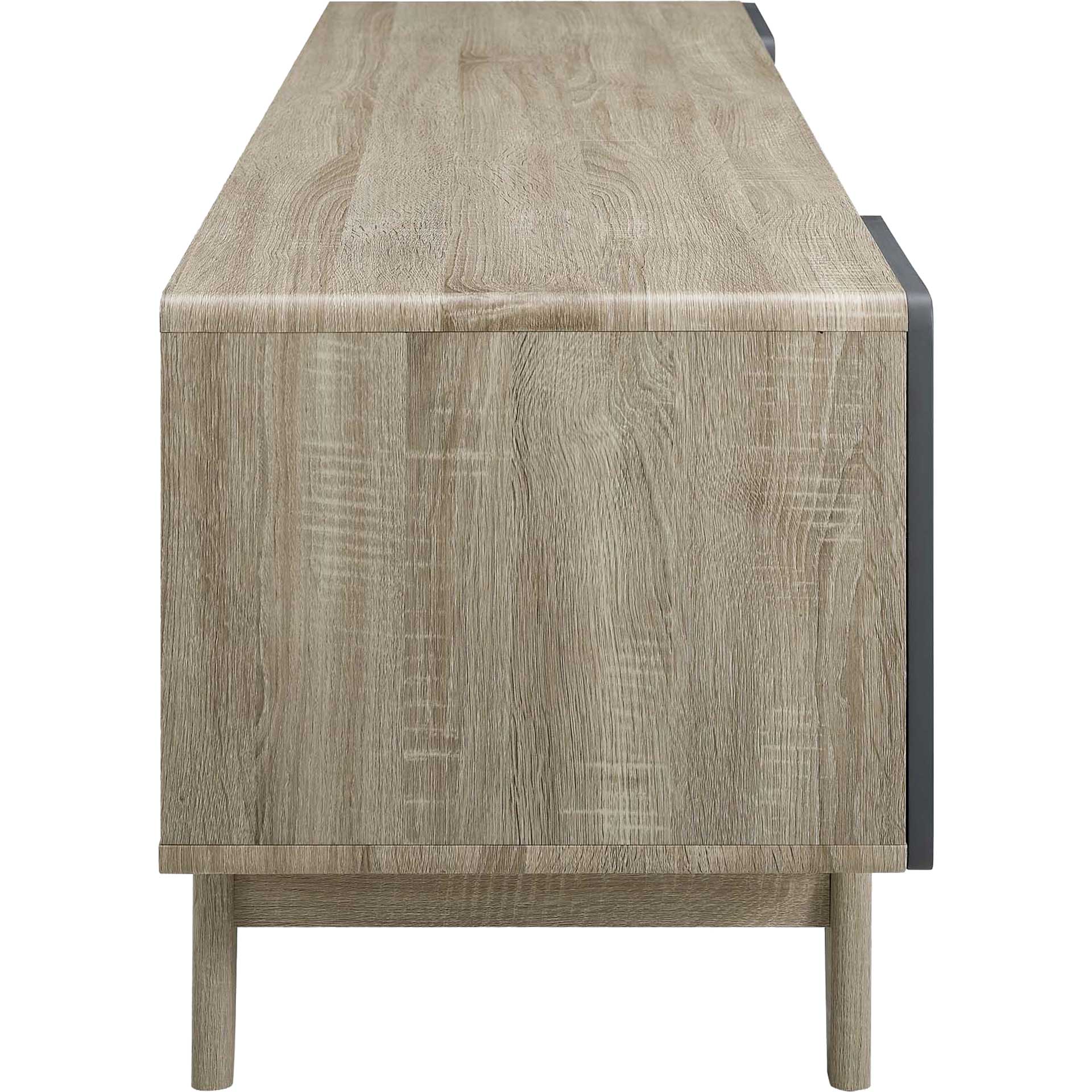 Titus Wood TV Stand Natural Gray - Image 3