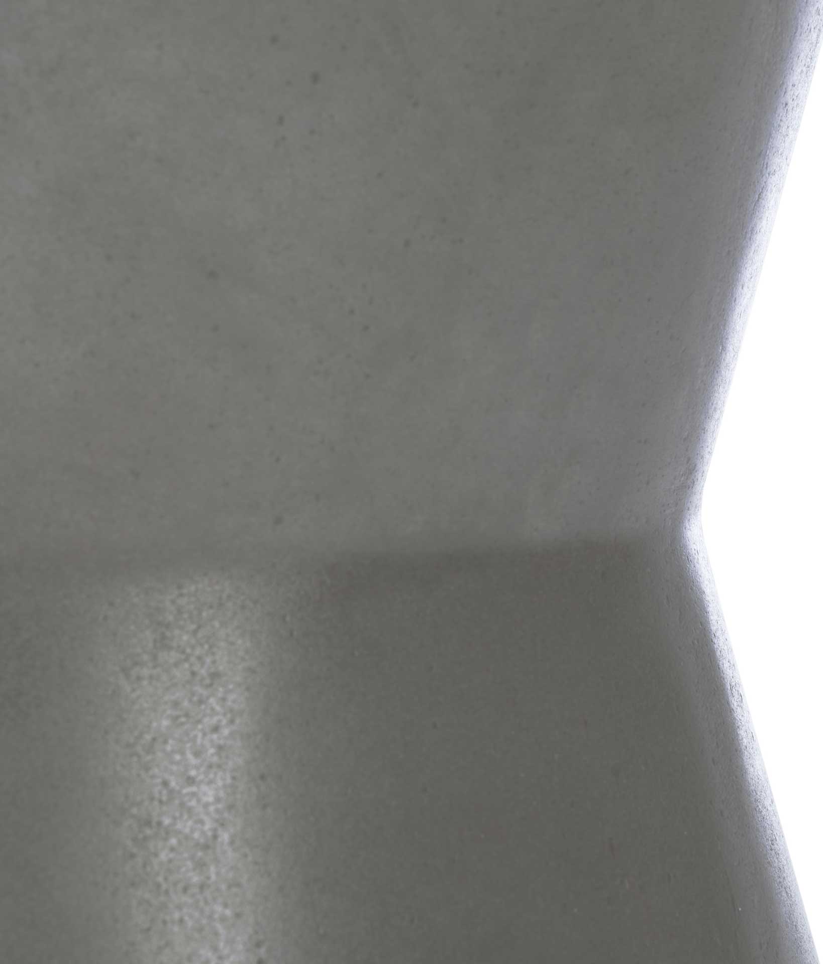 Toan Modern Concrete Accent Table Dark Gray - Image 3