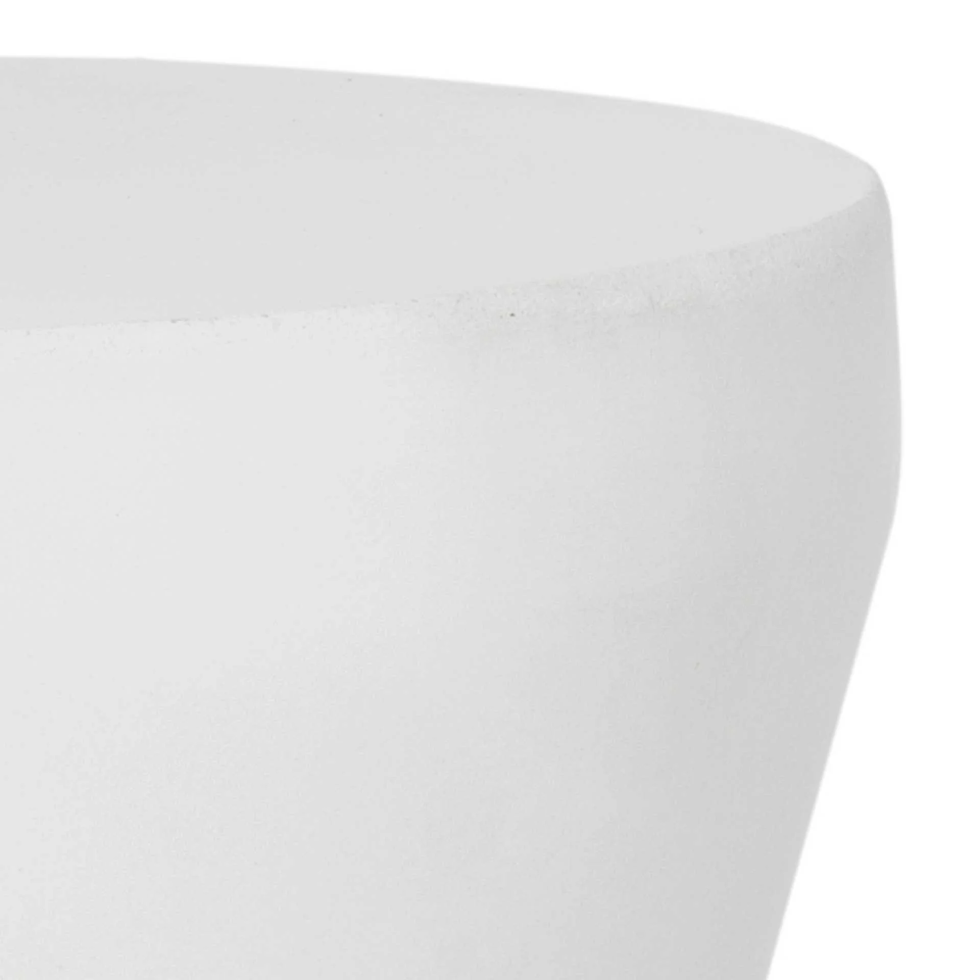 Toan Modern Concrete Accent Table Ivory - Image 2
