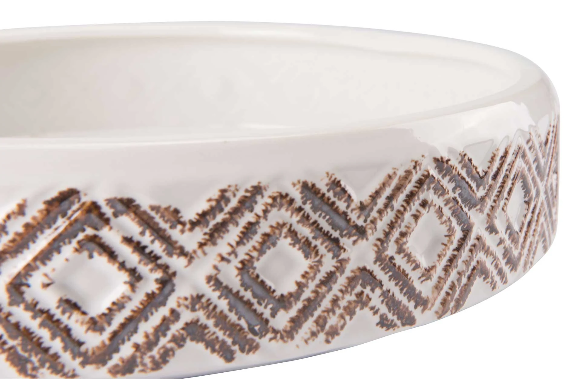 Toba Bowl White/Brown - Image 3