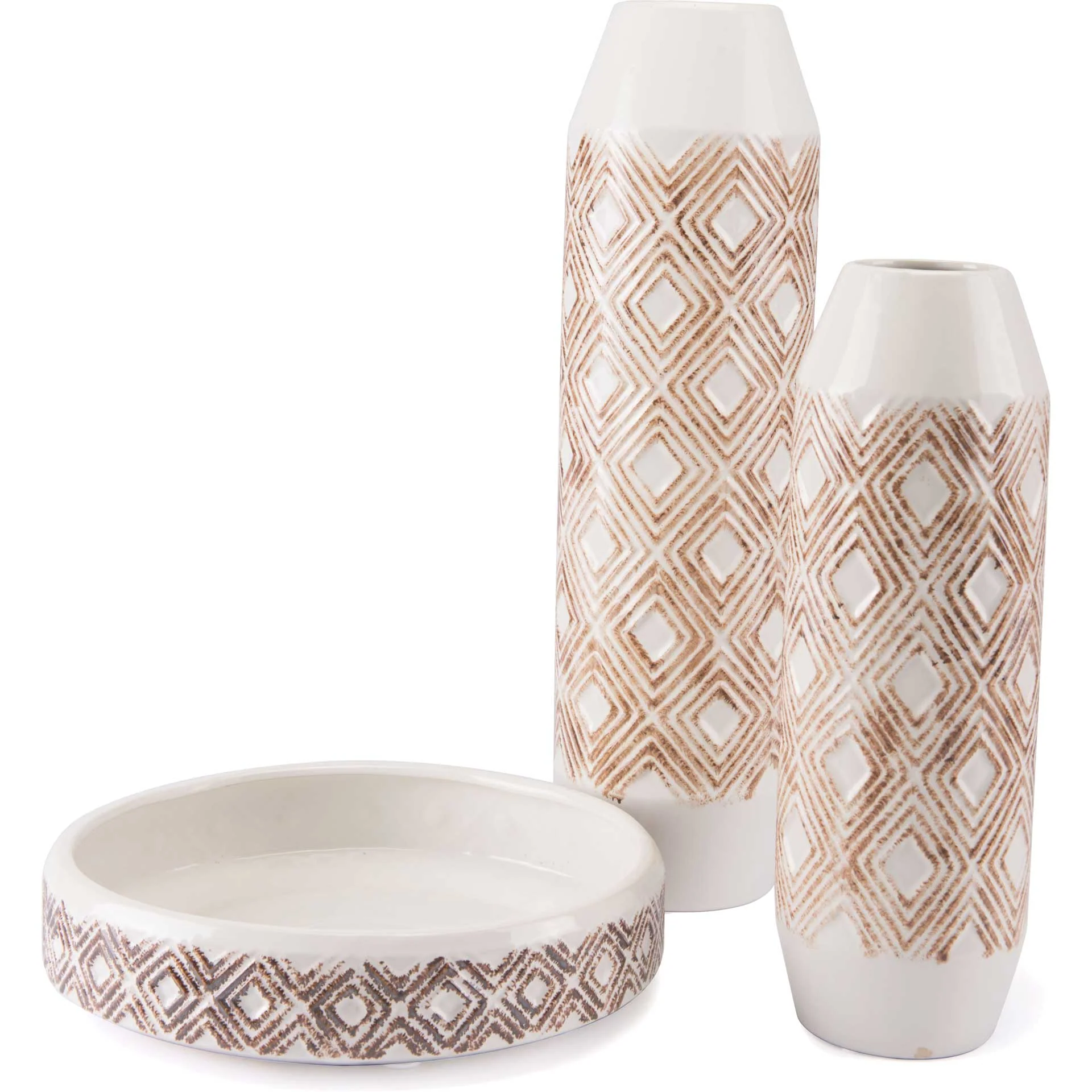 Toba Bowl White/Brown - Image 4