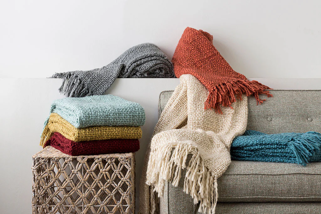 Tobias Solid Neutral Throw - Image 2
