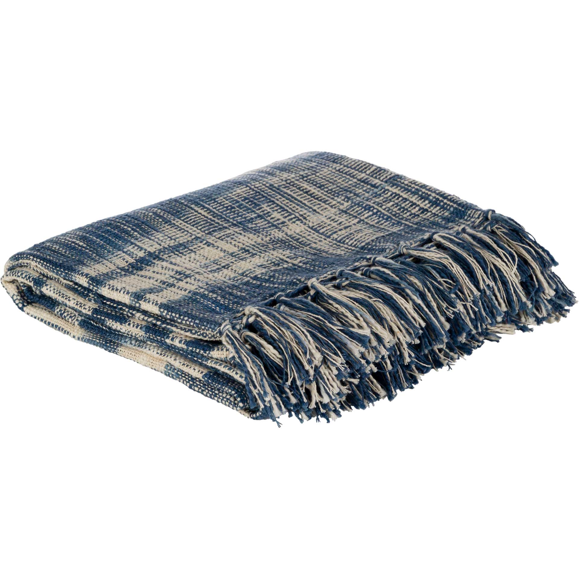 Tobias Throw Bright Blue/Cream - Image 2