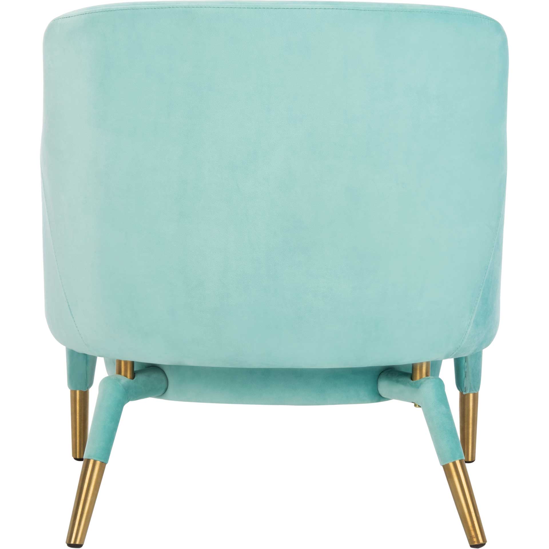 Tobias Velvet Arm Chair Aqua - Image 4
